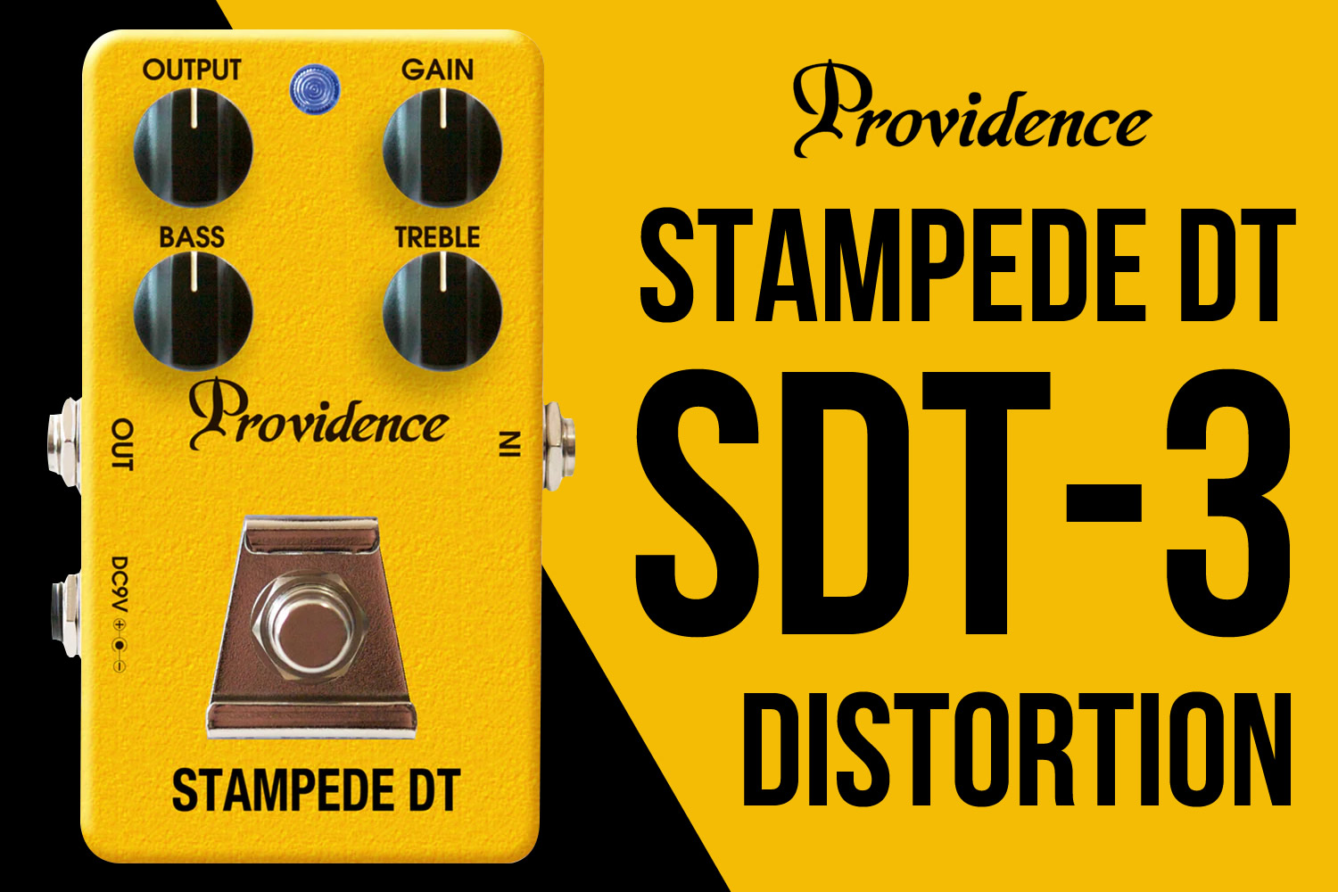 90年代を彷彿とさせるプロビデンスによる大人気ディストーション「STAMPEDE DT SDT-3」