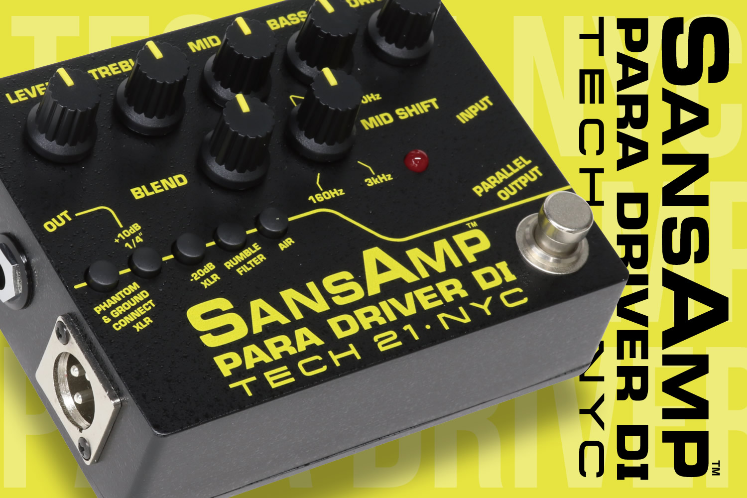 ライブやレコーディングに最適な多機能DIボックス「SansAmp PARA DRIVER DI」！