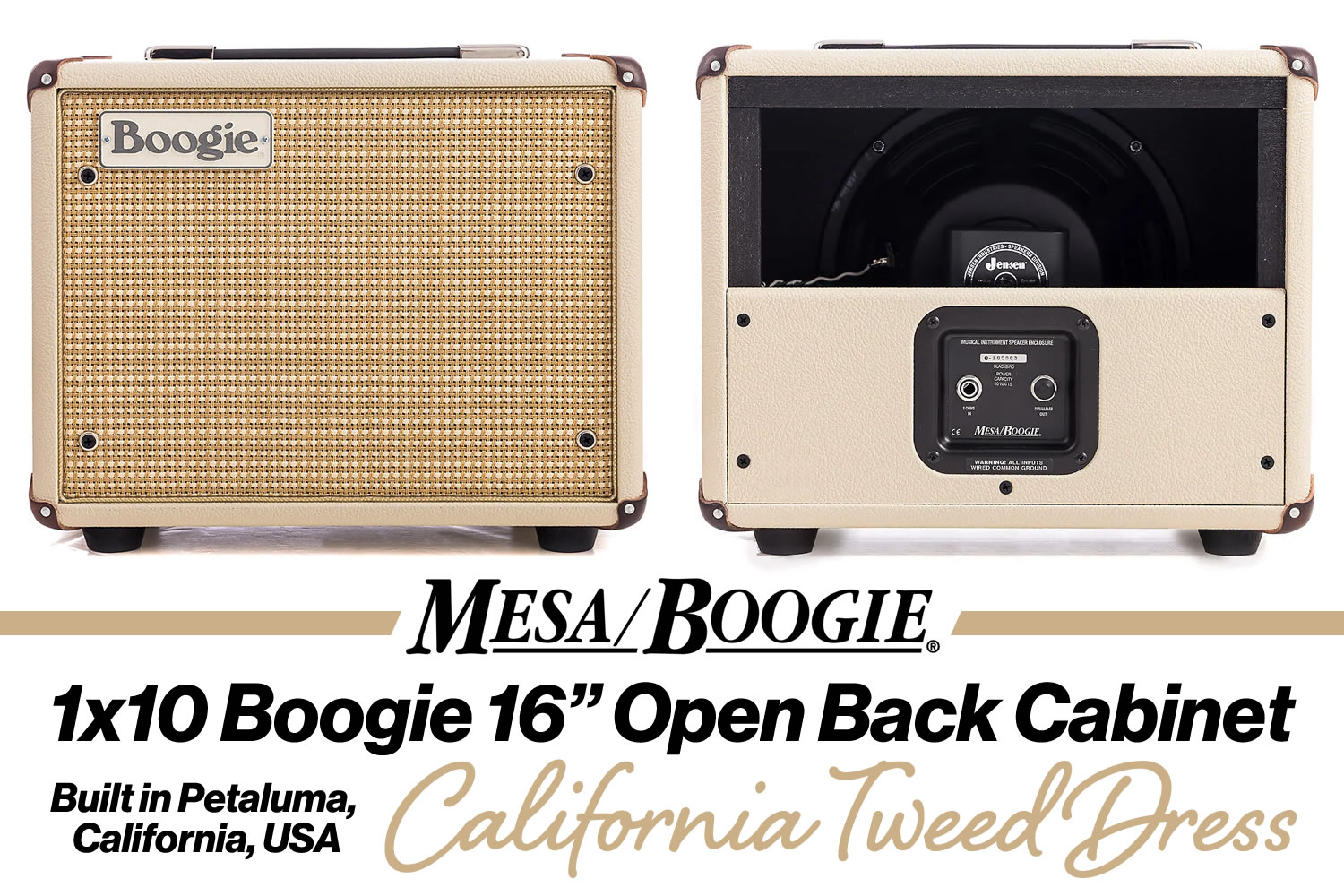 名門メサブギーによる10インチ・スピーカー×1基のギターアンプキャビネット!