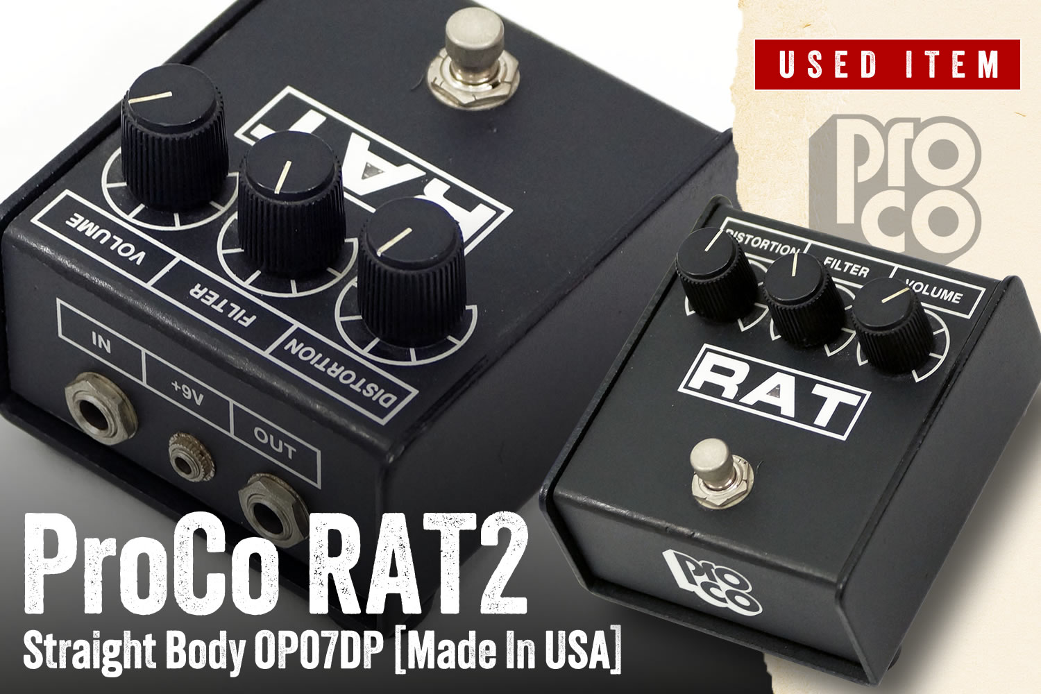 特選中古品！USAメイドのRAT2が中古で入荷！