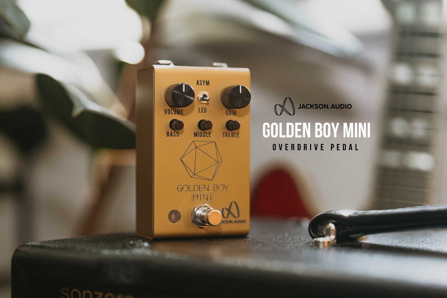 ジャクソン・オーディオによる多機能オーバードライブペダル「GOLDEN BOY MINI」！