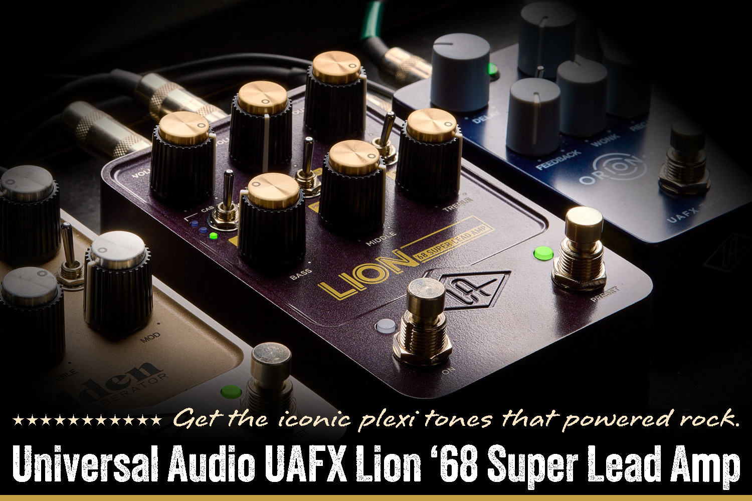 プレキシ・アンプのトーンを忠実に再現する「UAFX Lion '68 Super Lead Amp」