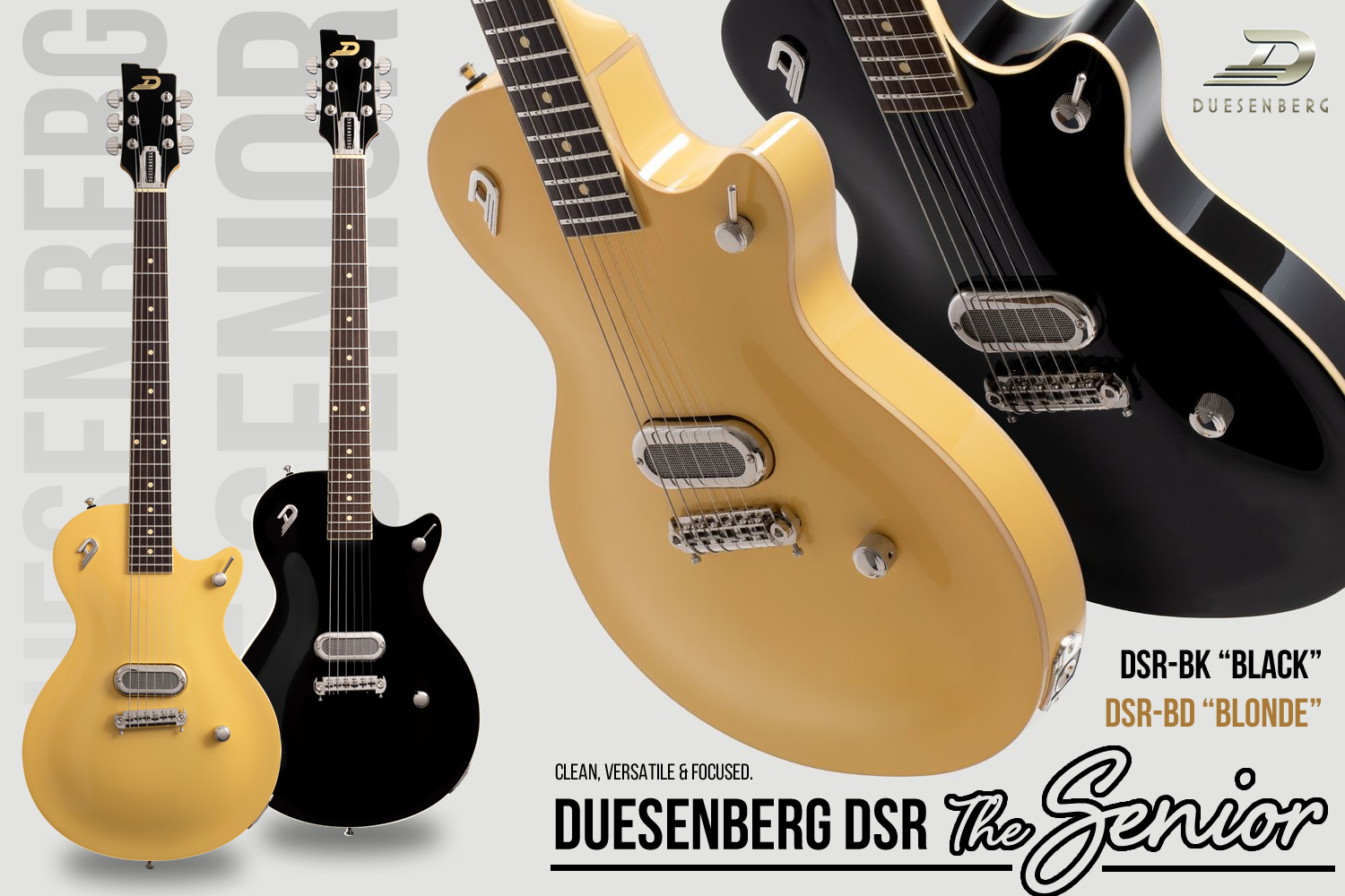 ストレートな1ピックアップの潔さ!デューゼンバーグの中でも特に異彩を放つ「The Senior」!