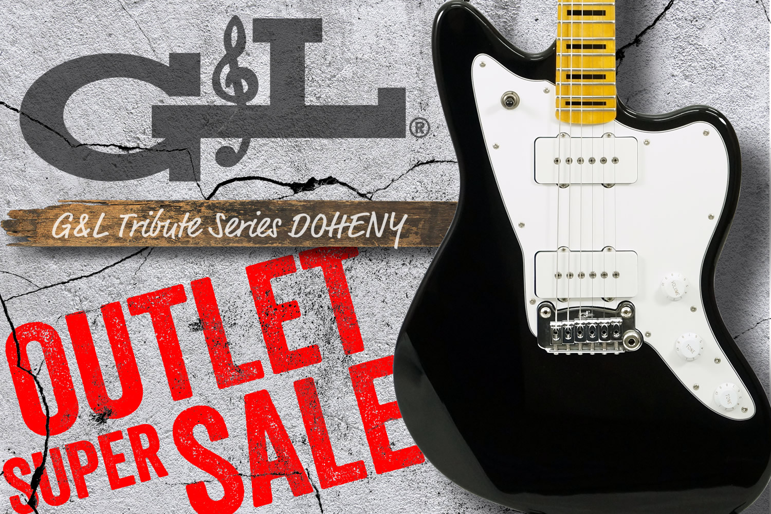 G&L祭り!「G&L Tribute Series DOHENY」がアウトレット超特価!
