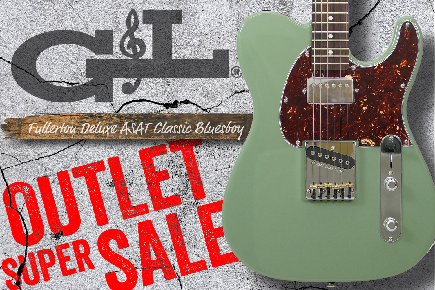 G&L祭り!USAメイドの「ASAT Classic Bluesboy」がアウトレット超特価!