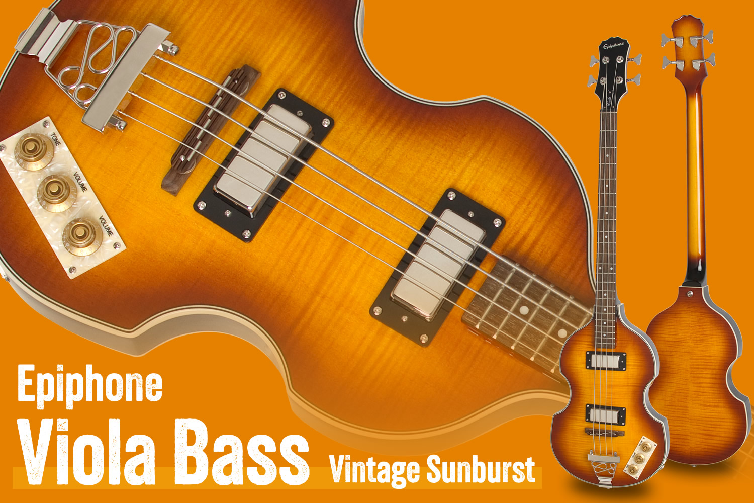 エピフォンの隠れ定番モデル「Viola Bass（ヴィオラ・ベース）」！