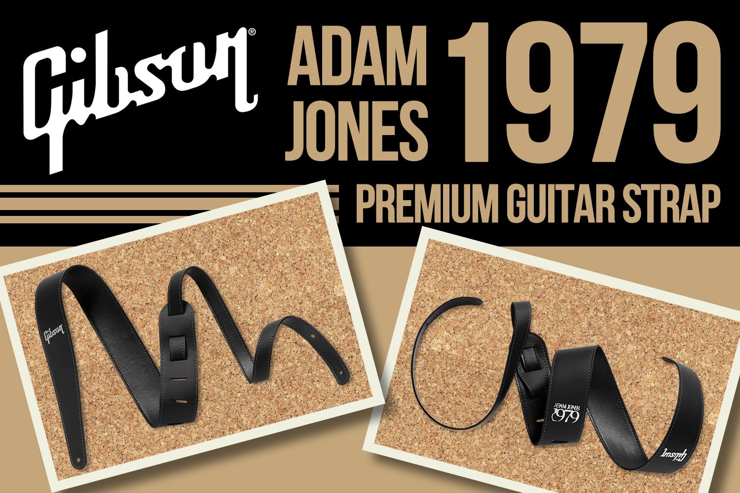 ギブソンによるアダム・ジョーンズ（Adam Jones）シグネイチャー・ギターストラップ！