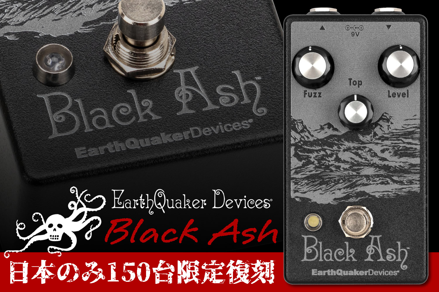 名器アースクエイカーデバイセス「ブラック・アッシュ」が日本のみで150台限定復活！