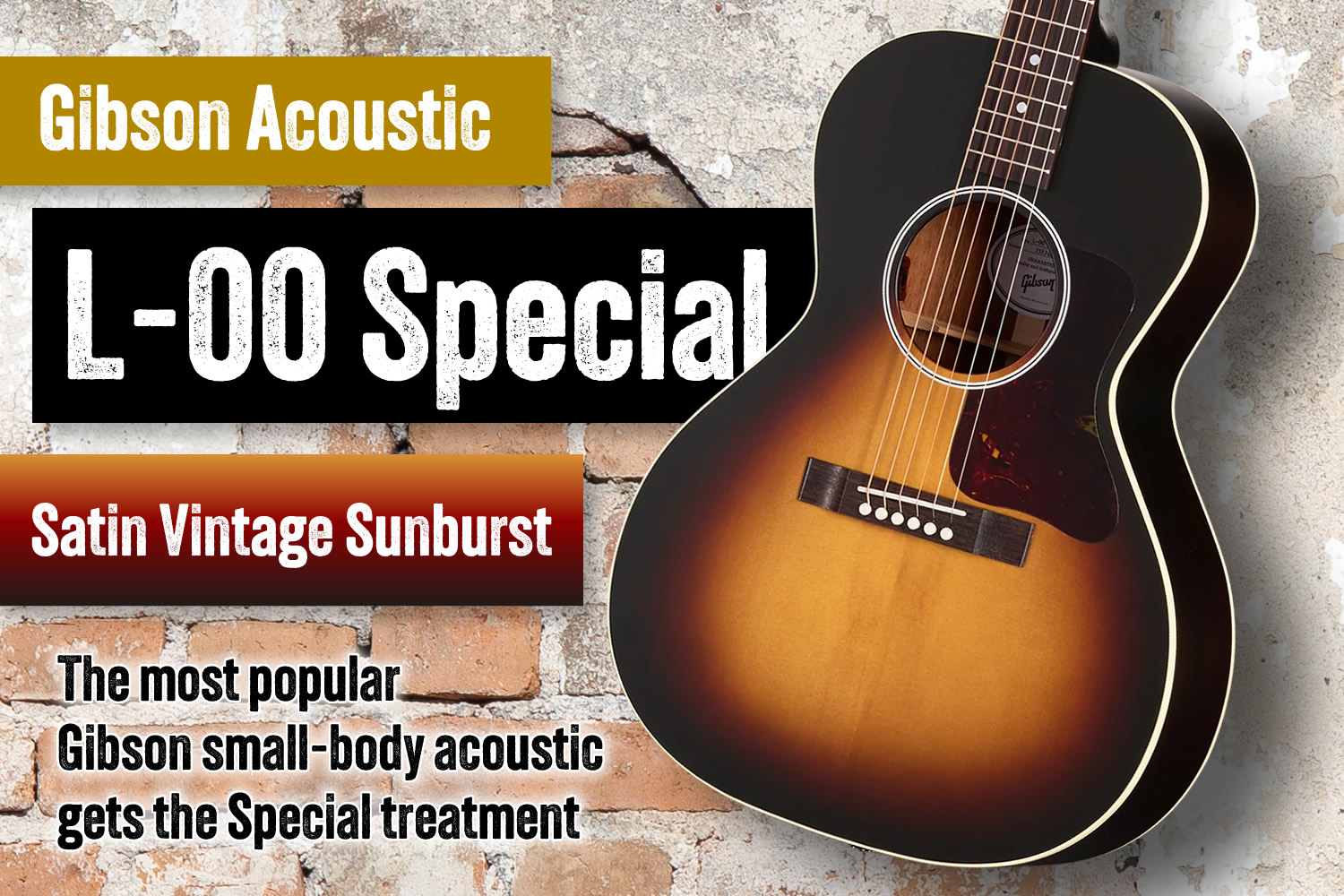 VSもあるぞ!ギブソン・スモールボディ・アコギの大定番「L-00」に渋い艶消し仕様のスペシャル登場!