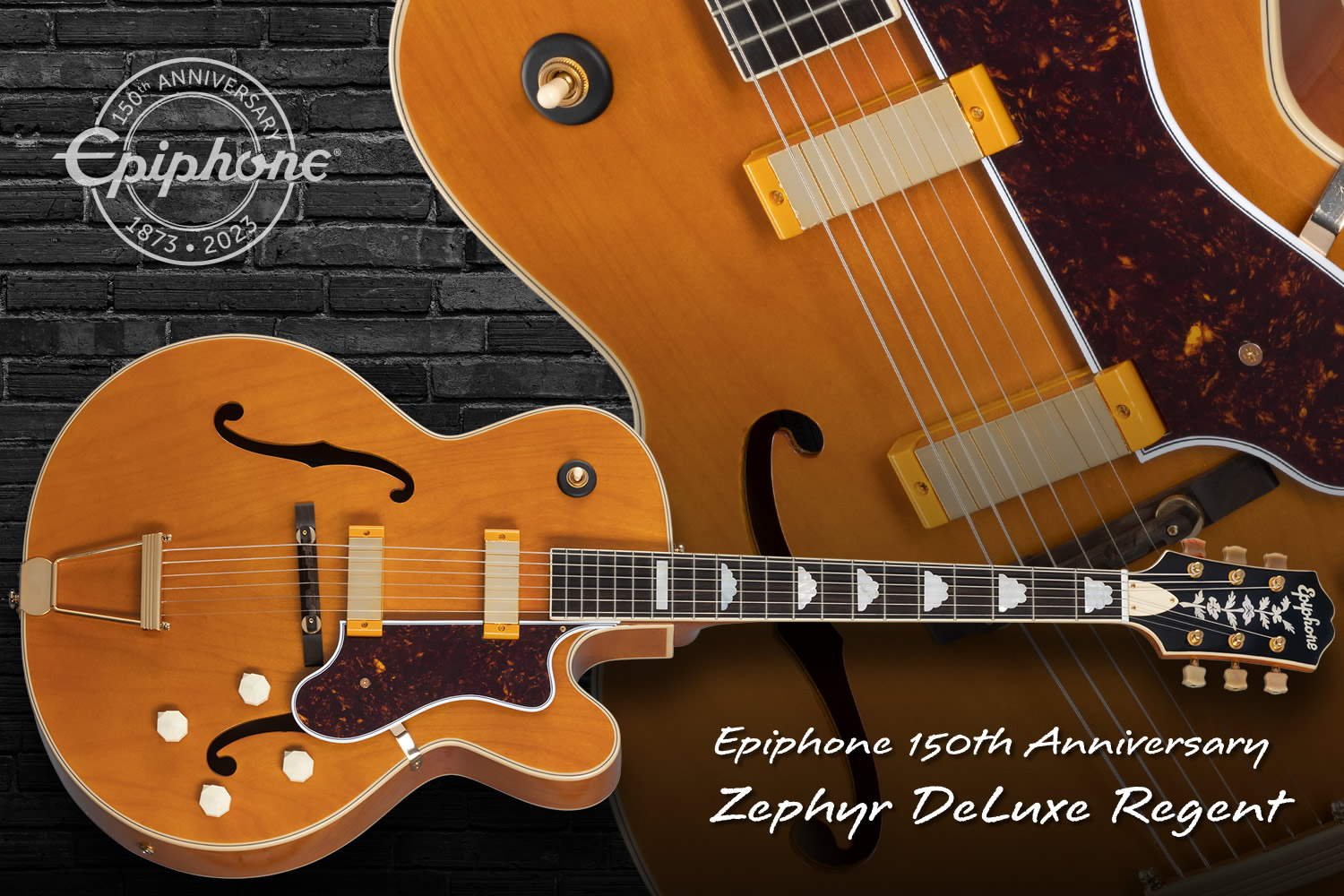 エピフォン150周年を記念して往年の名器「Zephyr DeLuxe Regent」が限定復刻！
