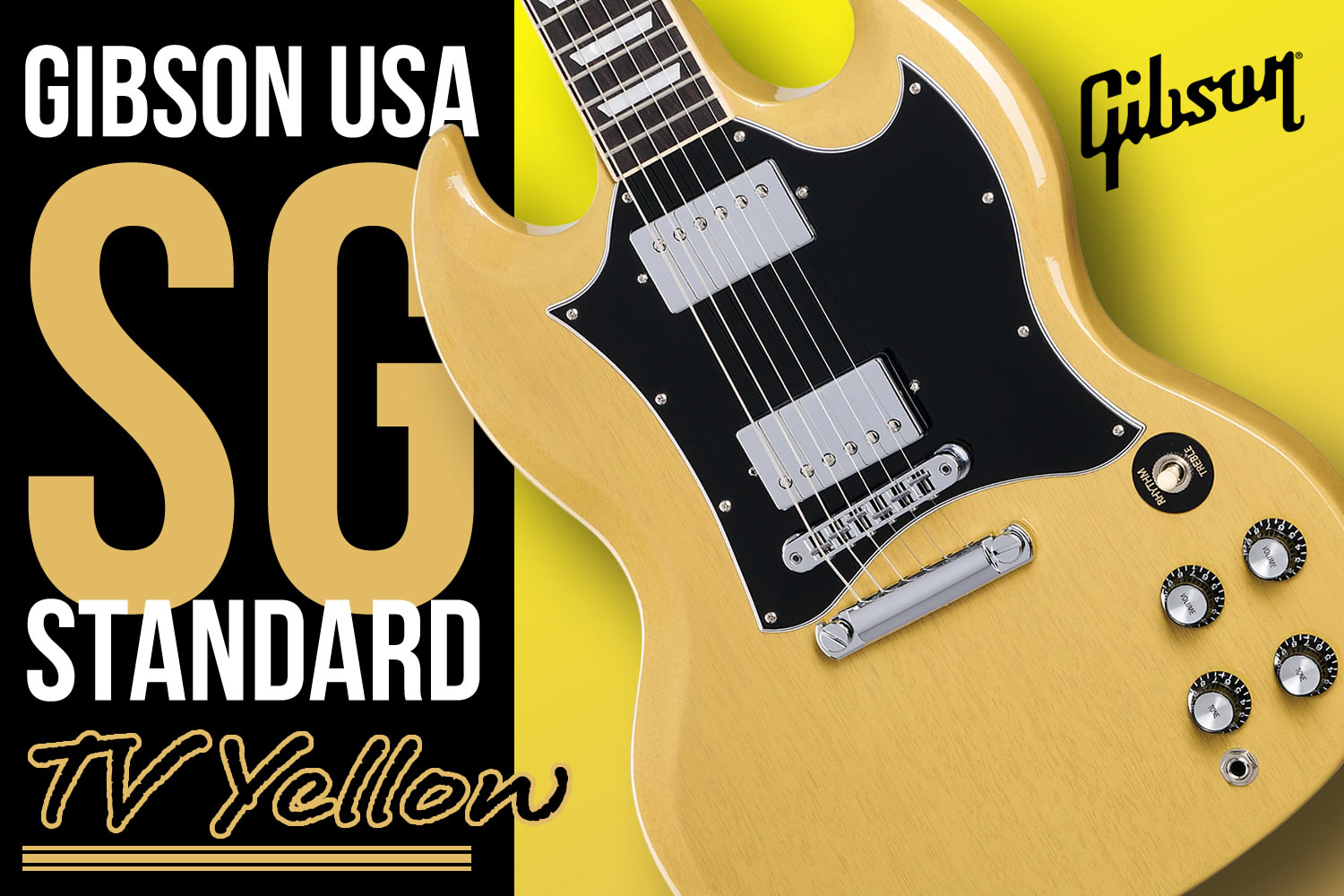 TVイエローカラーを纏ったギブソン「SGスタンダード」!