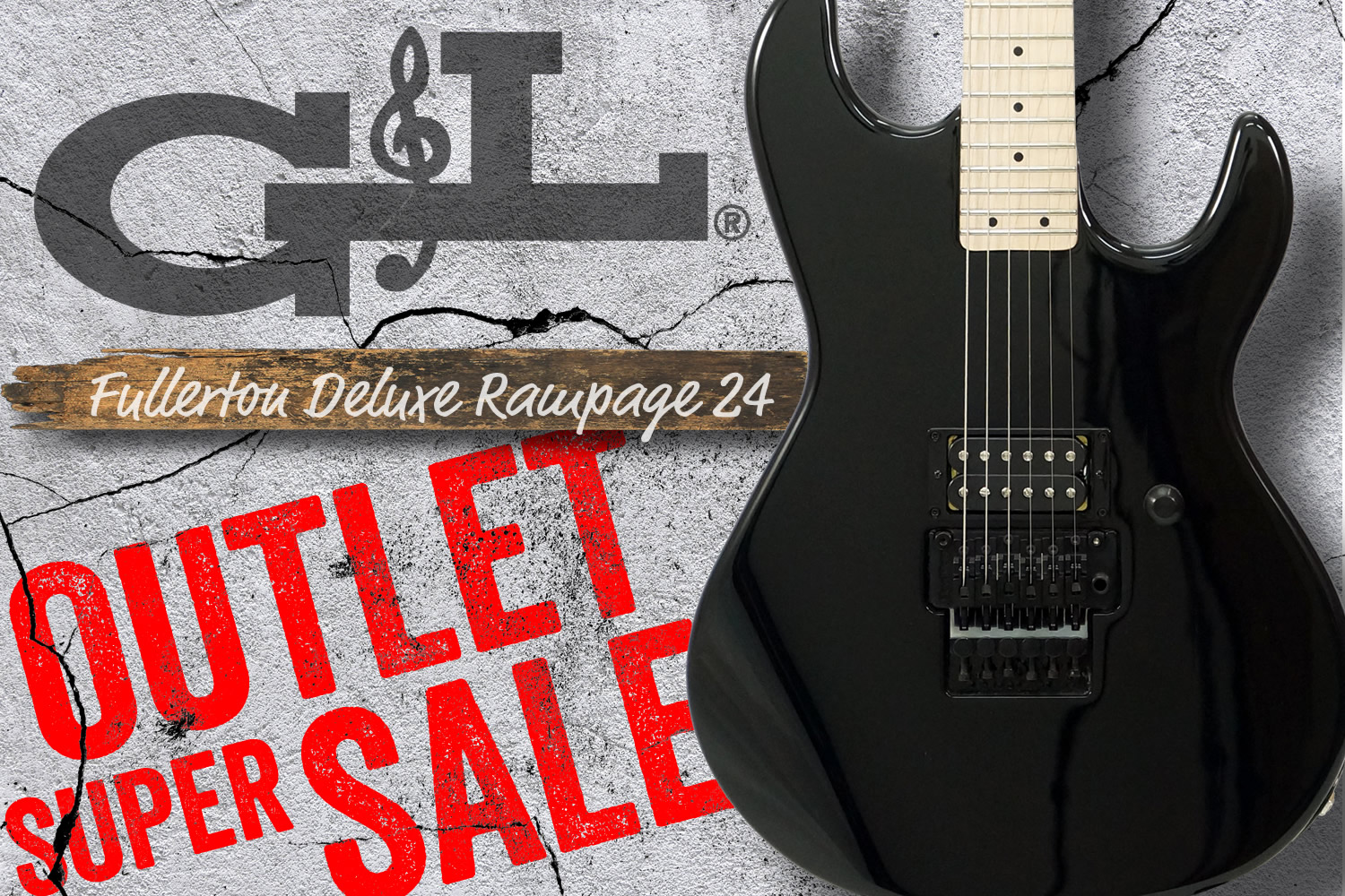 G&L祭り!入手困難なUSA製「Fullerton Deluxe Rampage 24」!