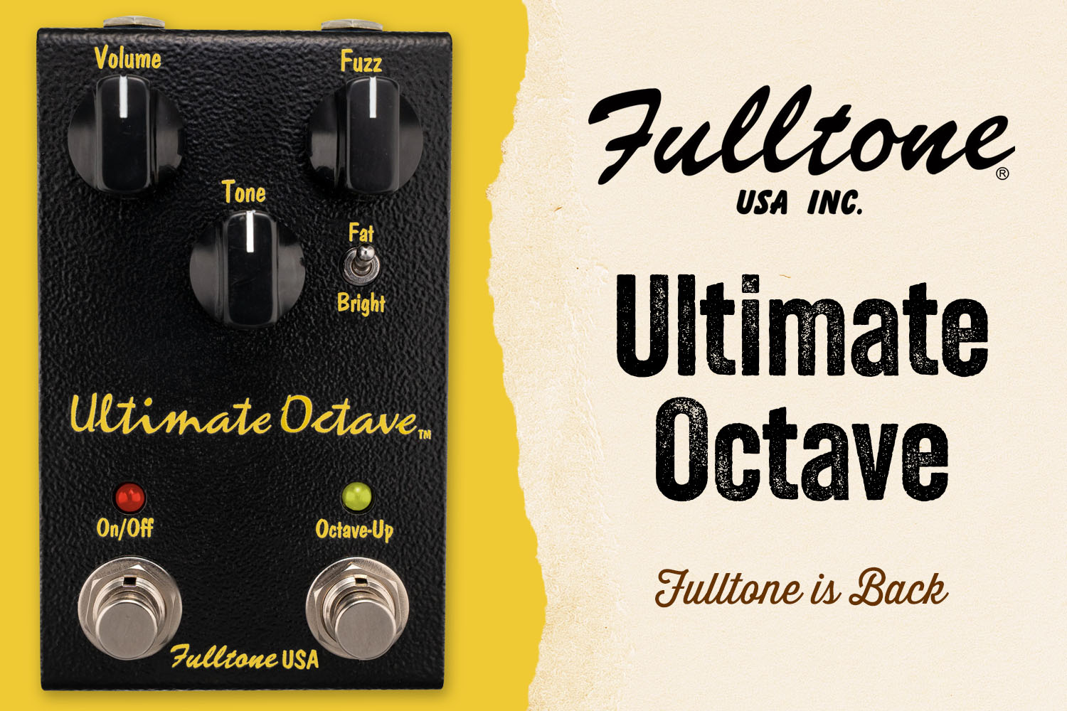 フルトーン Ultimate Octave がオリジナル・トーンをそのまま、コンパクトサイズに!
