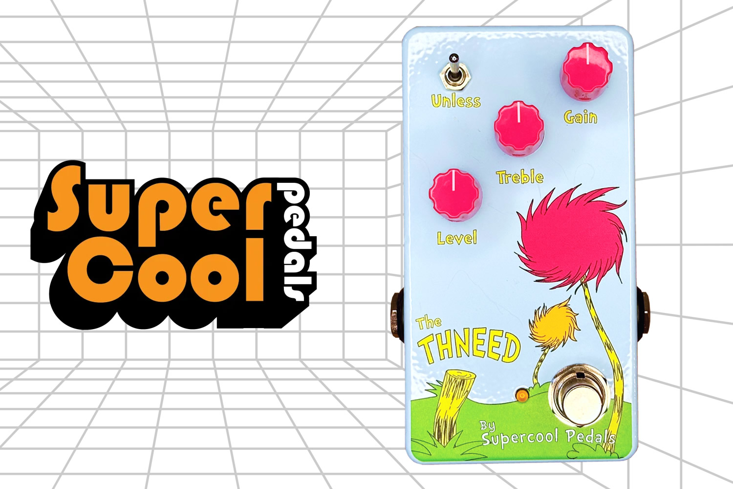 【Supercool Pedals】多彩なカスタマイズ性を備えたドライブペダル「Thneed」!