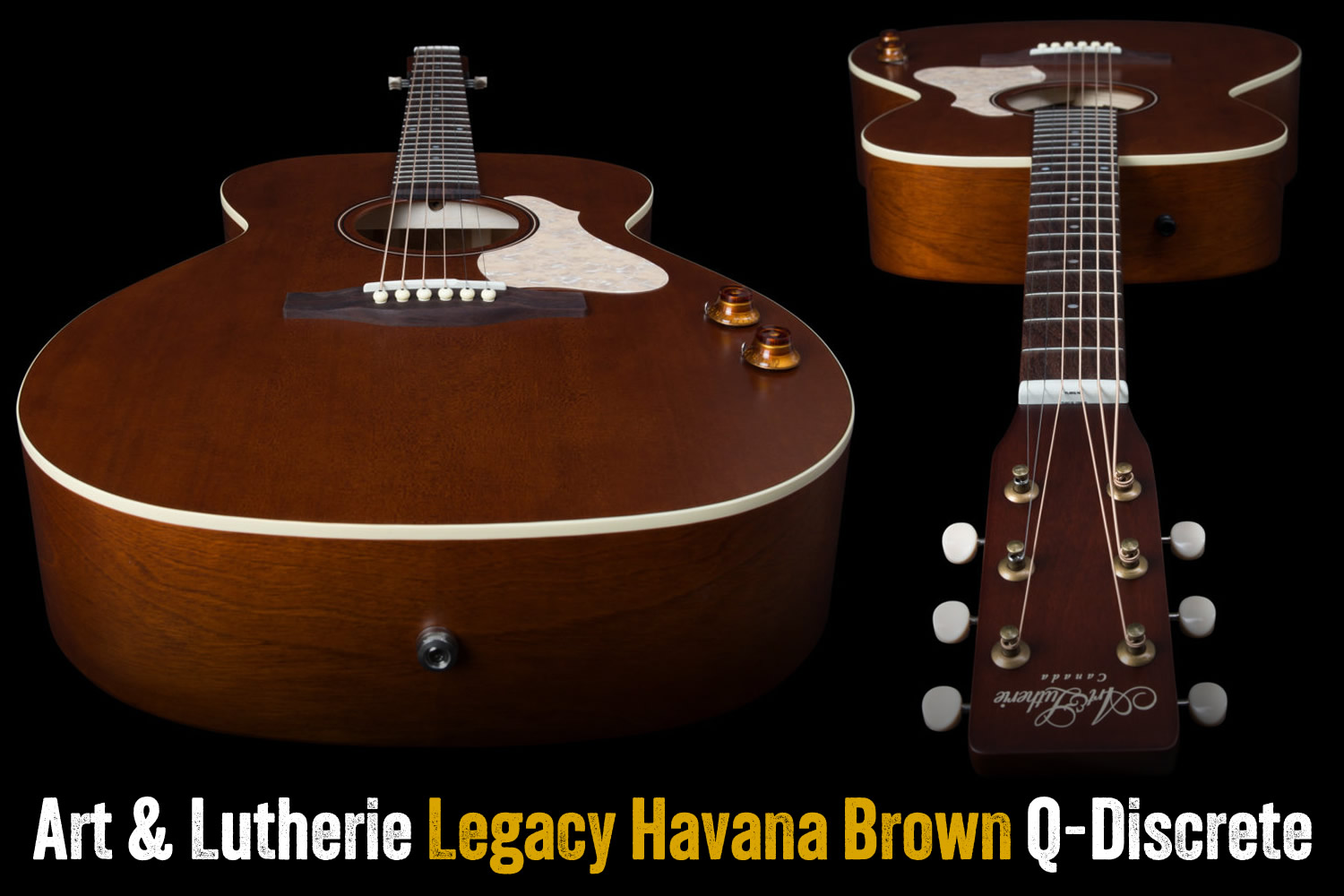 アート＆ルシアーによる渋いコンサートホールシェイプ「Legacy Havana Brown」！