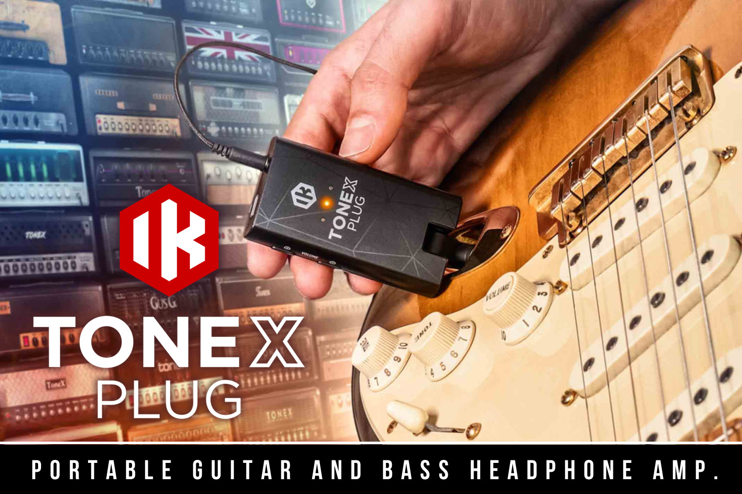 TONEX対応のギター/ベース用ポータブル・ヘッドフォン・アンプ「TONEX Plug」登場!