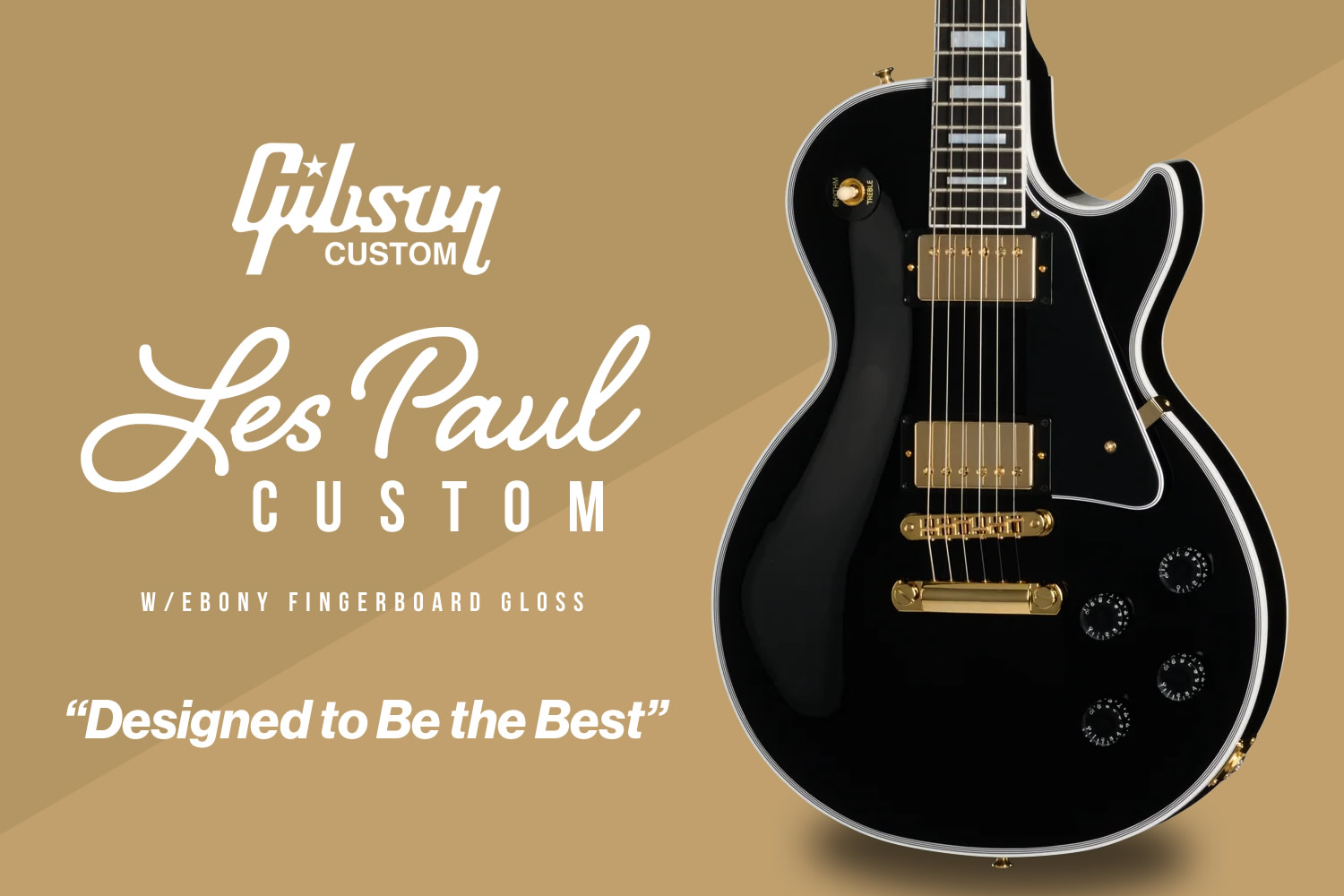 ギブソン・カスタムショップの大定番モデル「レスポール・カスタム」!