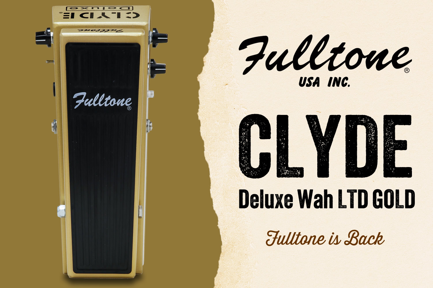 世界限定300台!フルトーン Clyde Deluxe のゴールド・フィニッシュ仕様!