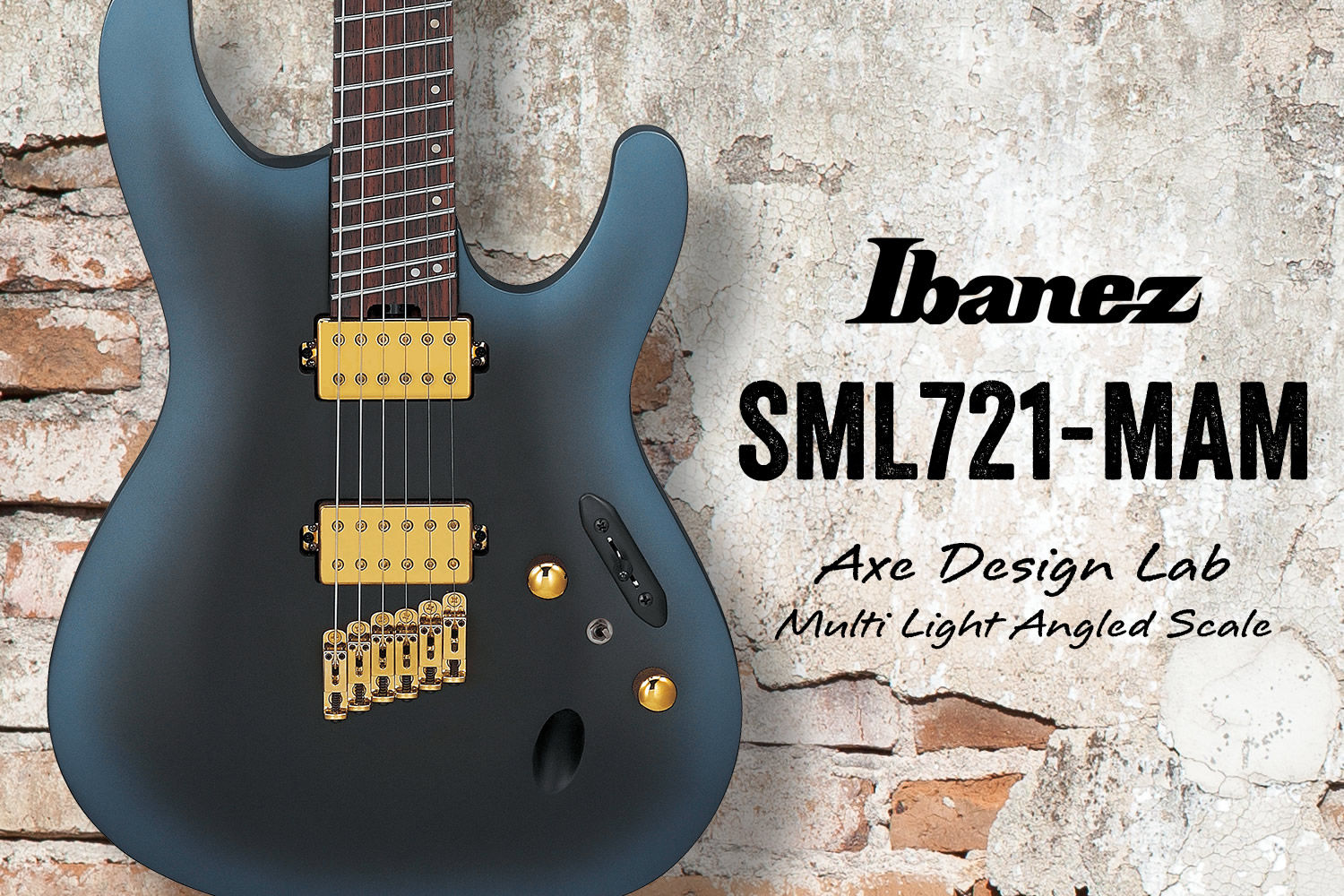 マルチ・ライト・アングルド・スケールを採用した注目機「Ibanez SML721」!