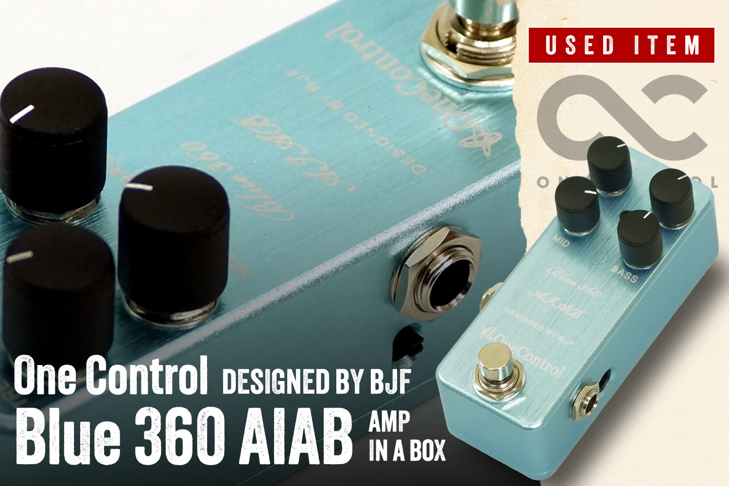 特選中古品！ワンコントロールによるベース用プリアンプ「Blue 360 AIAB」が中古で入荷！