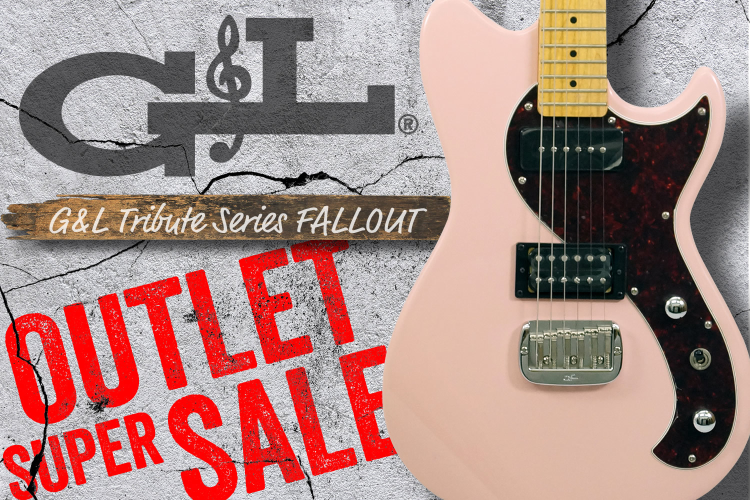 G&L祭り!SC-2の現代版「Tribute Series FALLOUT」がアウトレット超特価!