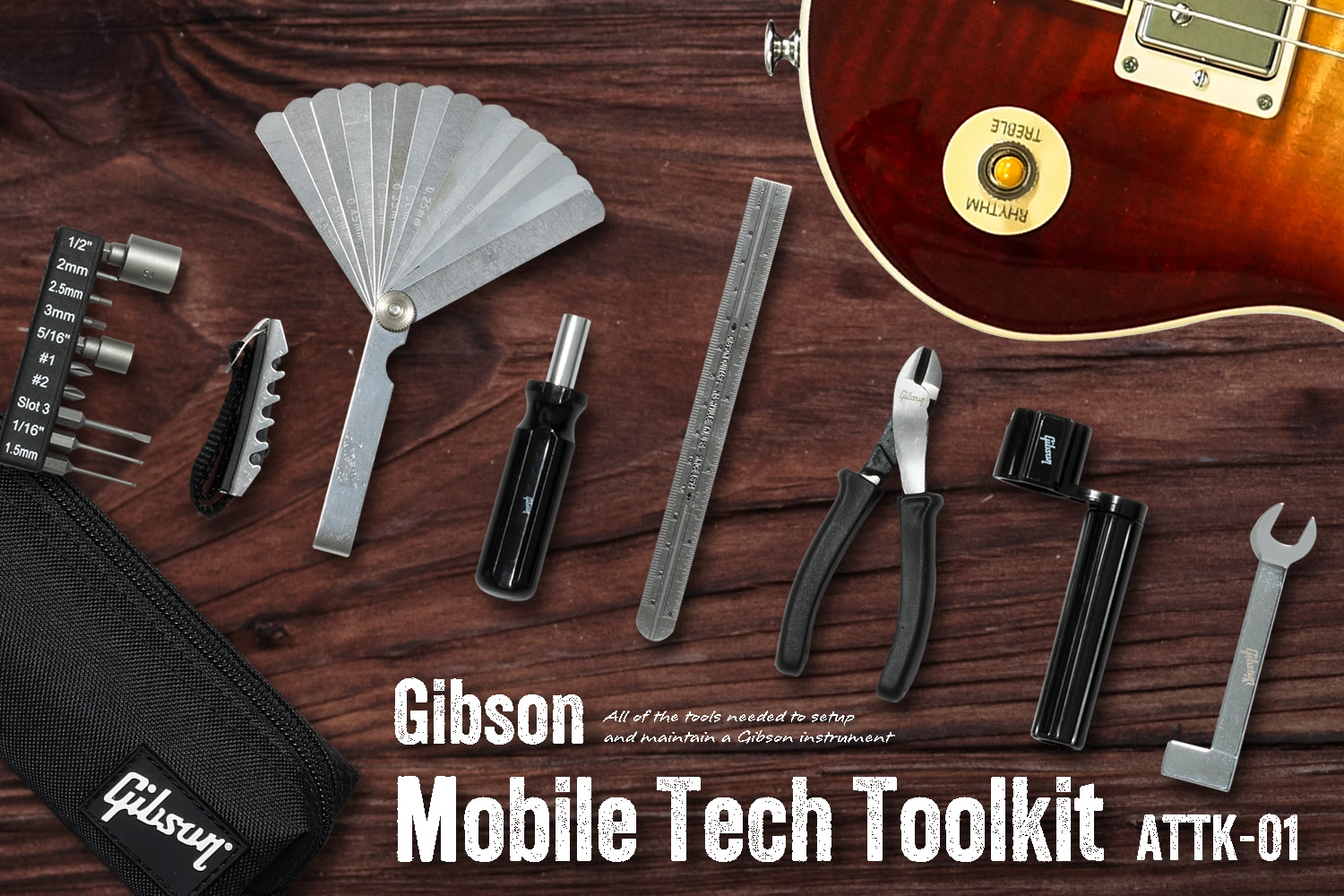 エレキギター・メンテナンス・ツールキット「Gibson Mobile Tech Toolkit」