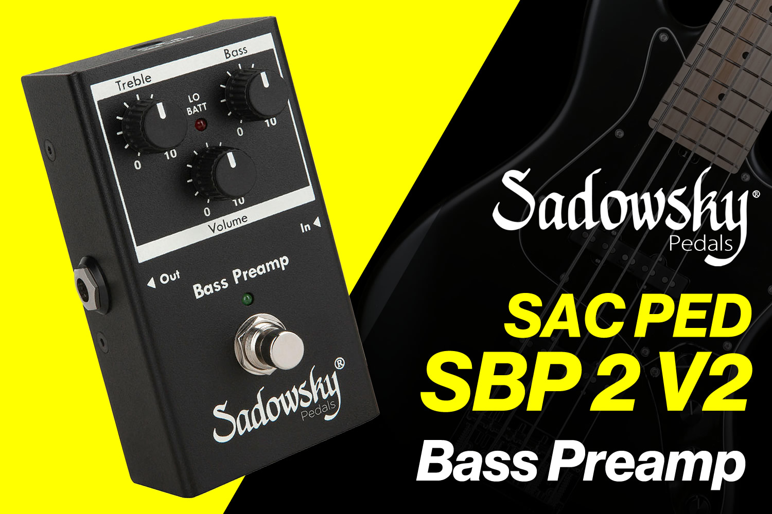 シンプルで扱い易いサドウスキーのアウトボード・ベースプリアンプ「SAC PED SBP 2 V2」！