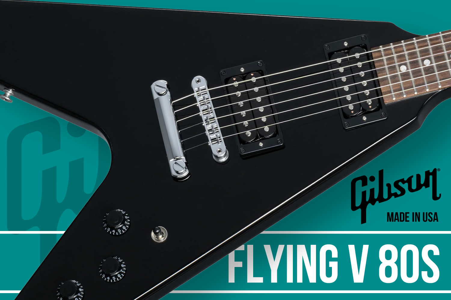 80sの熱い情熱再び!ギブソンによる1980sスタイル・フライングV!