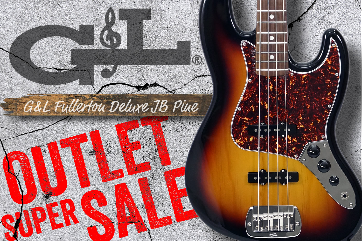 G&L祭り!USAメイドの上位機種「Fullerton Deluxe JB」がアウトレット超特価!