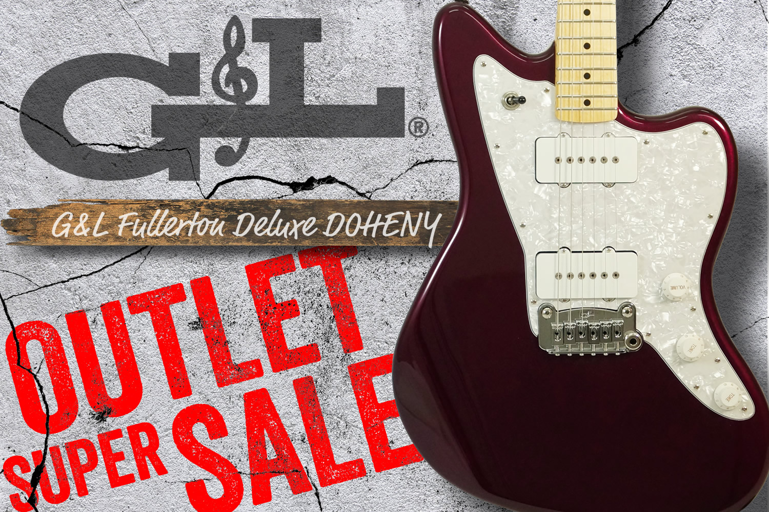 春のG&L祭り！「G&L Fullerton Deluxe DOHENY」が現品限りのアウトレット！