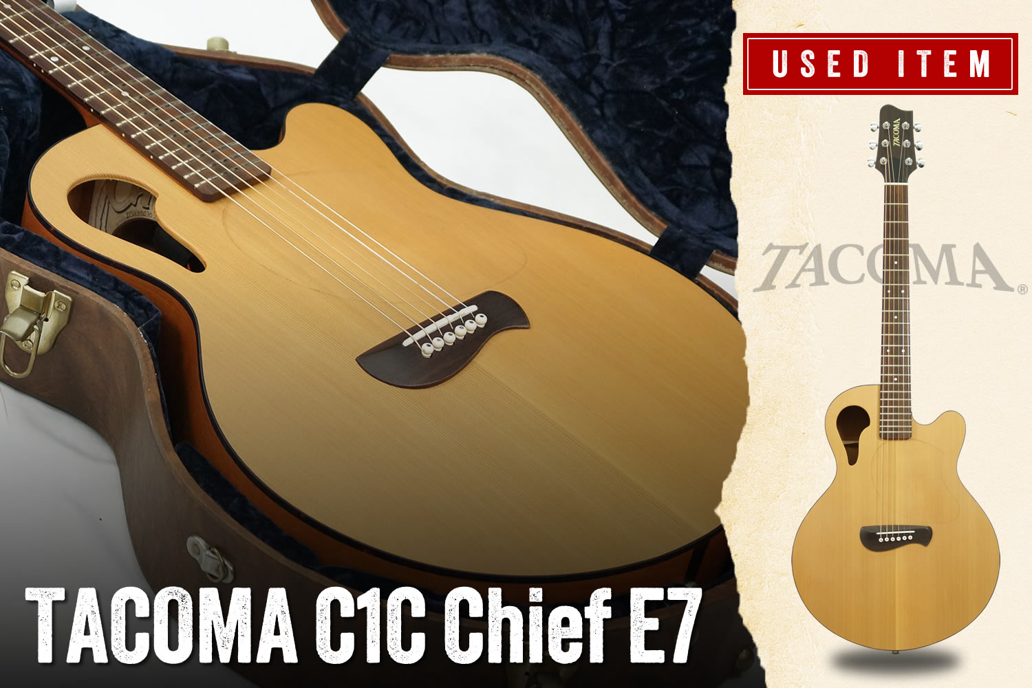 特選中古品!タコマの代表的モデル「C1C Chief(チーフ)」が中古で入荷!