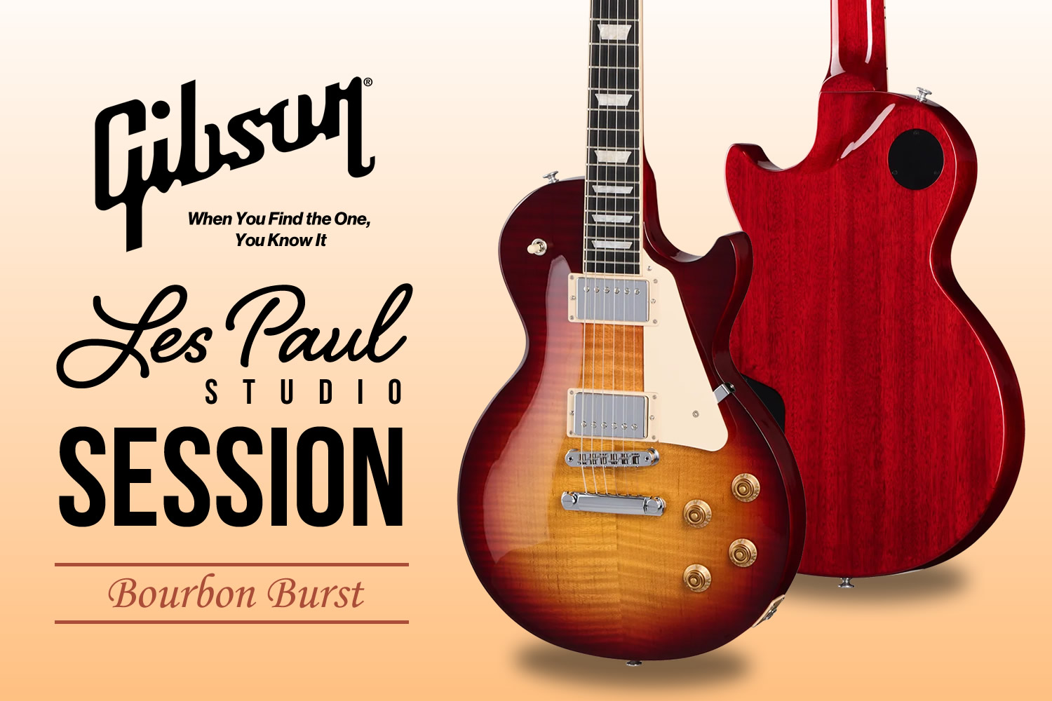 渋いバーボンバースト！ギブソン進化系レスポール「Les Paul Studio Session」！