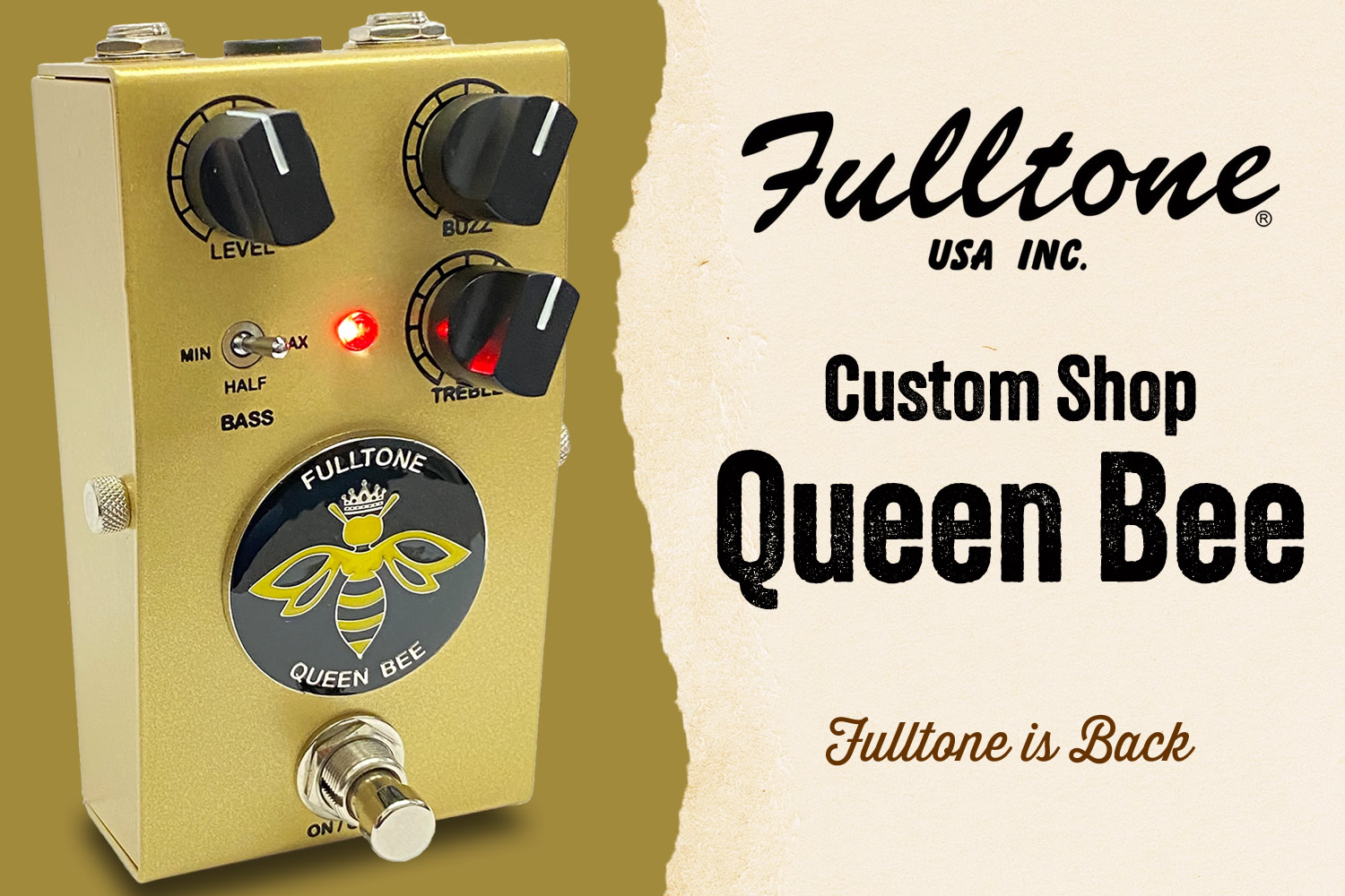 フルトーンが帰ってきた！優れた音質と柔軟なサウンドコントロールを備えた「Queen Bee」！