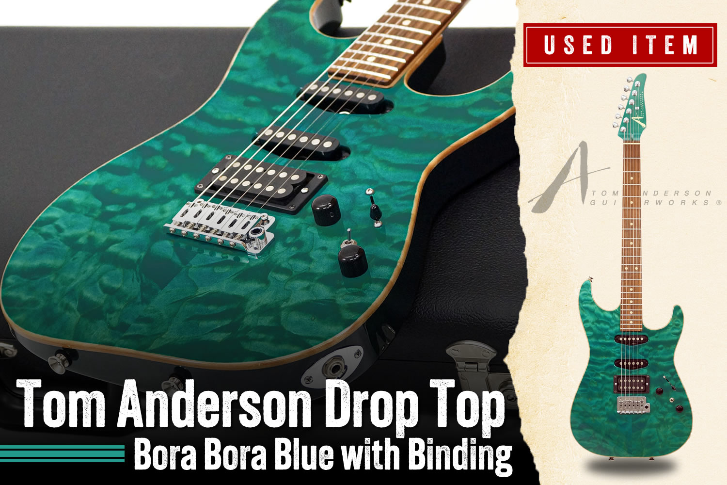 特選中古品!トム・アンダーソンの大定番モデル「ドロップトップ」が中古で入荷!