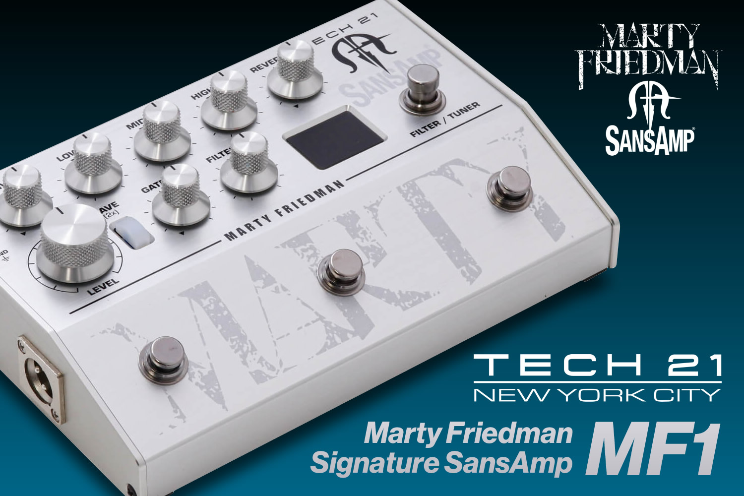 Marty Friedman(マーティー・フリードマン)シグネチャー サンズアンプ登場!
