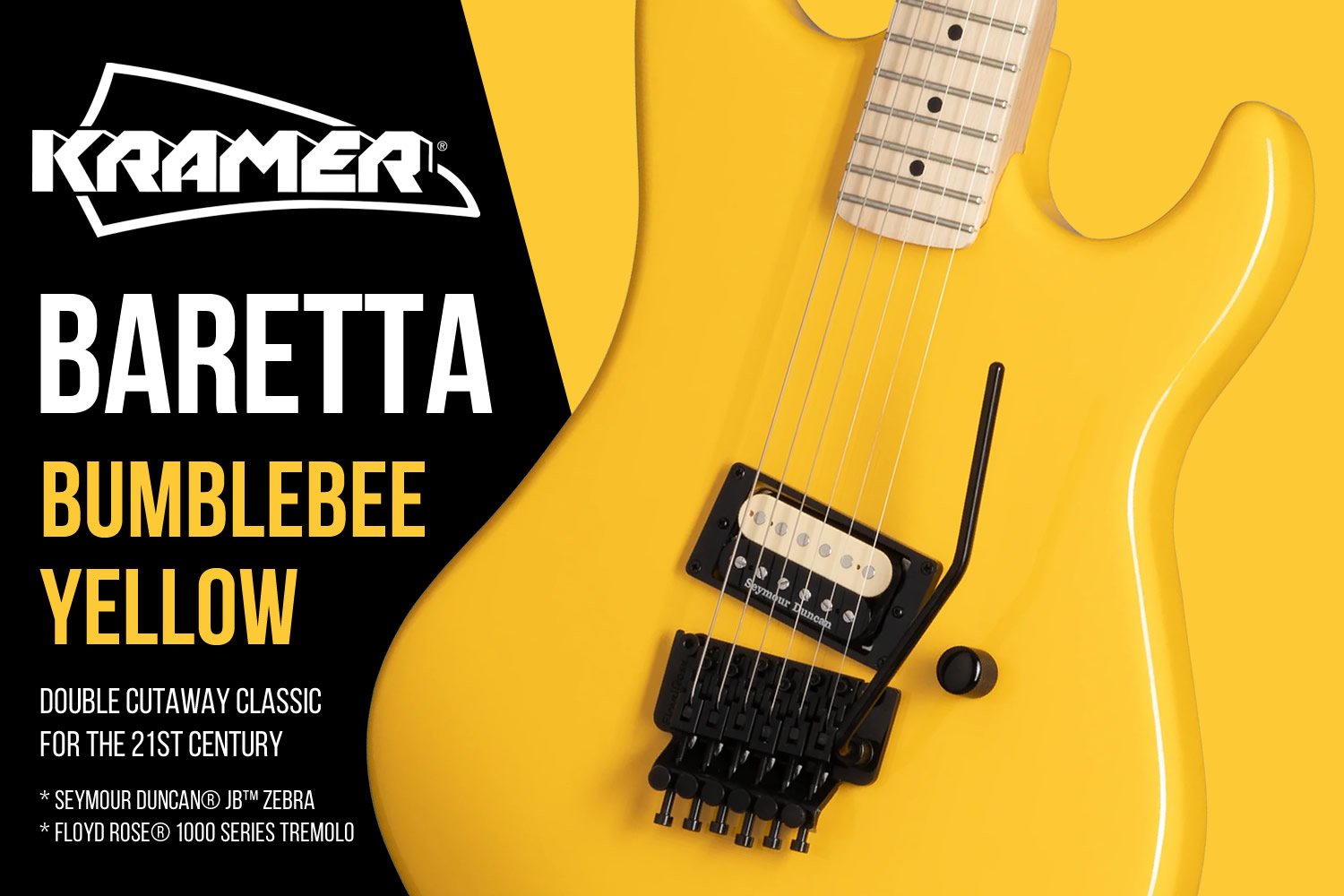 クレイマー Baretta の中でも特にインパクト抜群な「Bumblebee Yellow」！