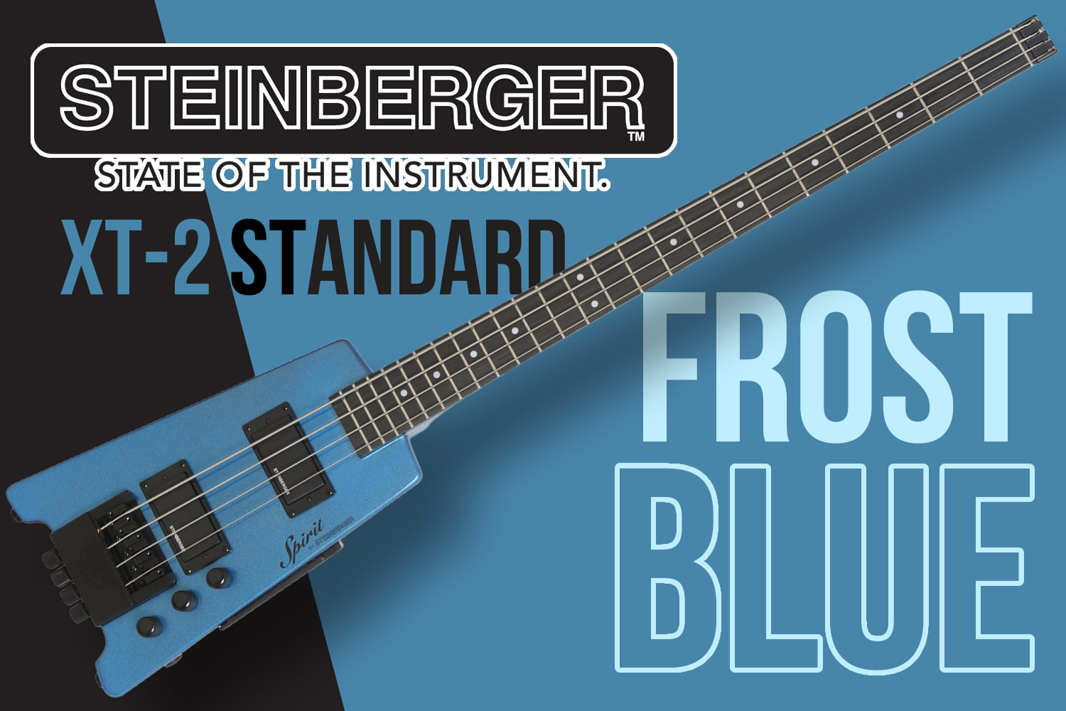 青派必見!スタインバーガーの王道ヘッドレス・ベース「Spirit XT-2 Standard」!