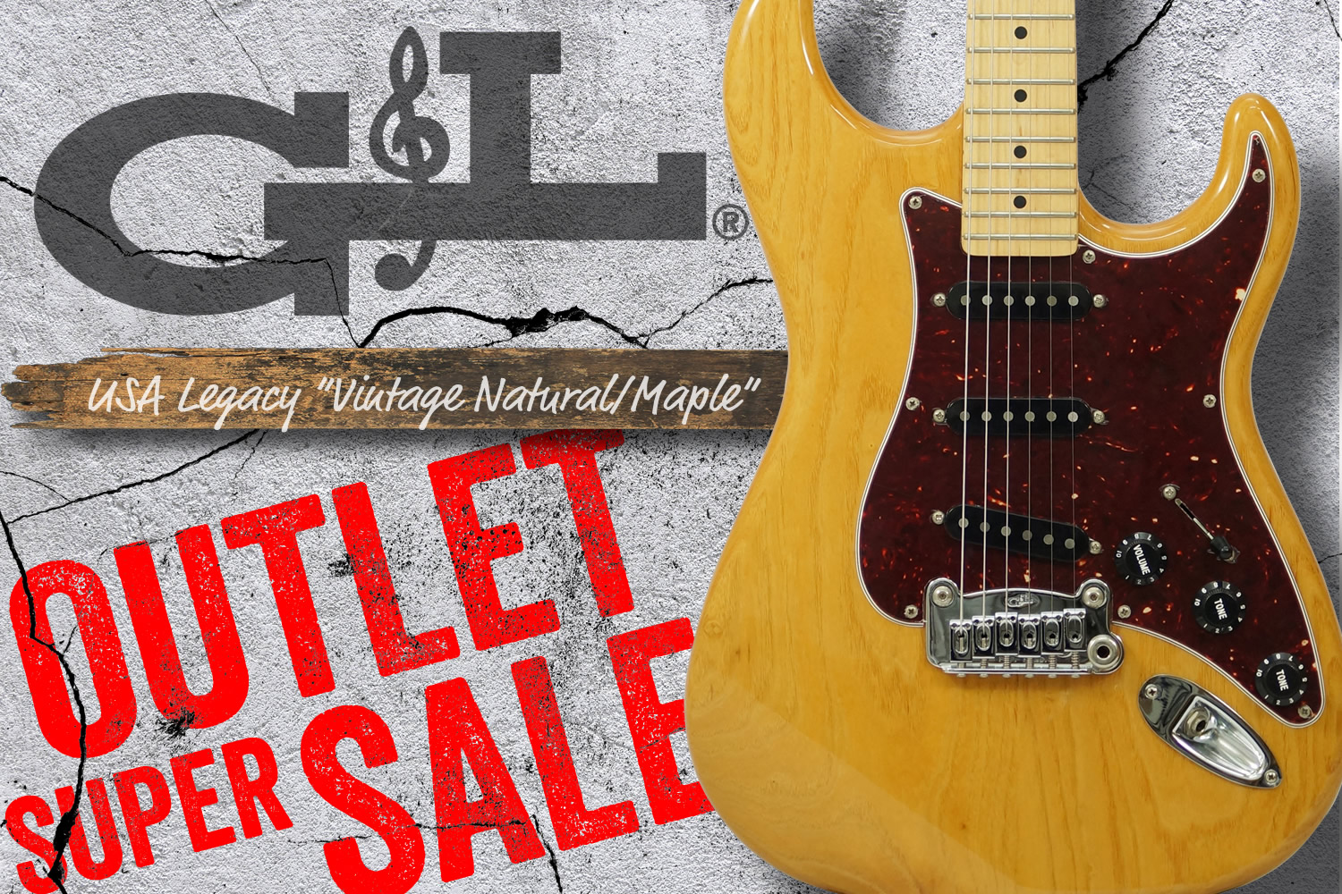 G&L祭り!本格USA製アッシュボディーの「レガシー」がスペシャルプライス!