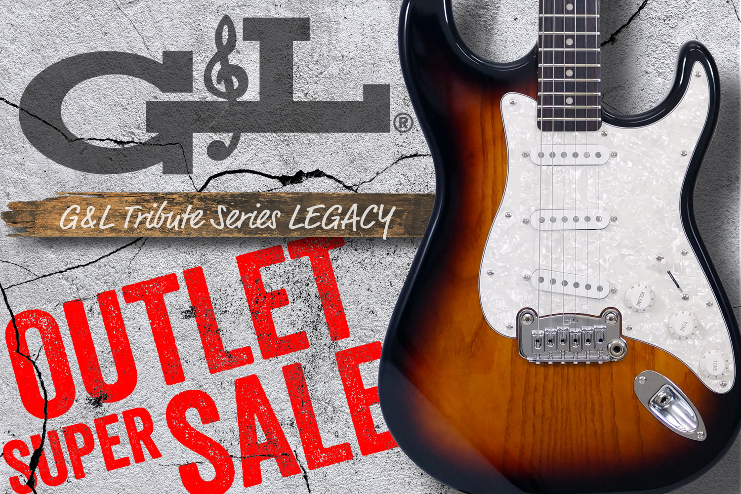 春のG&L祭り！「G&L Tribute Series LEGACY」が現品限りのアウトレット！
