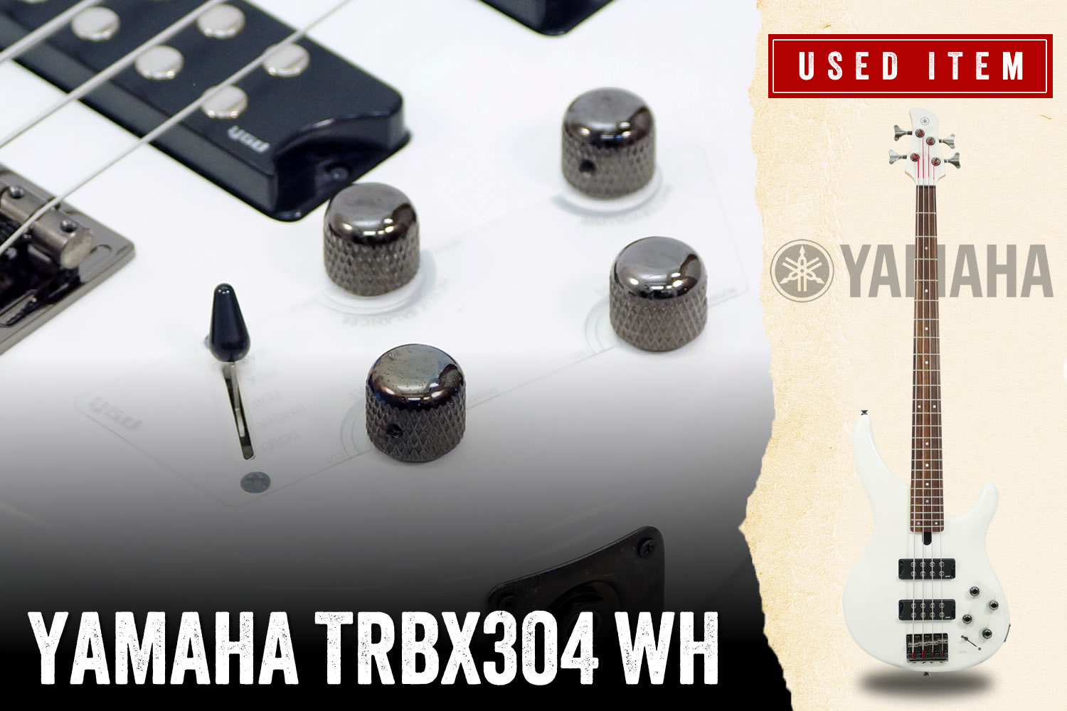 特選中古品！人気のヤマハ・エレキベース「TRBX304」が中古で入荷！