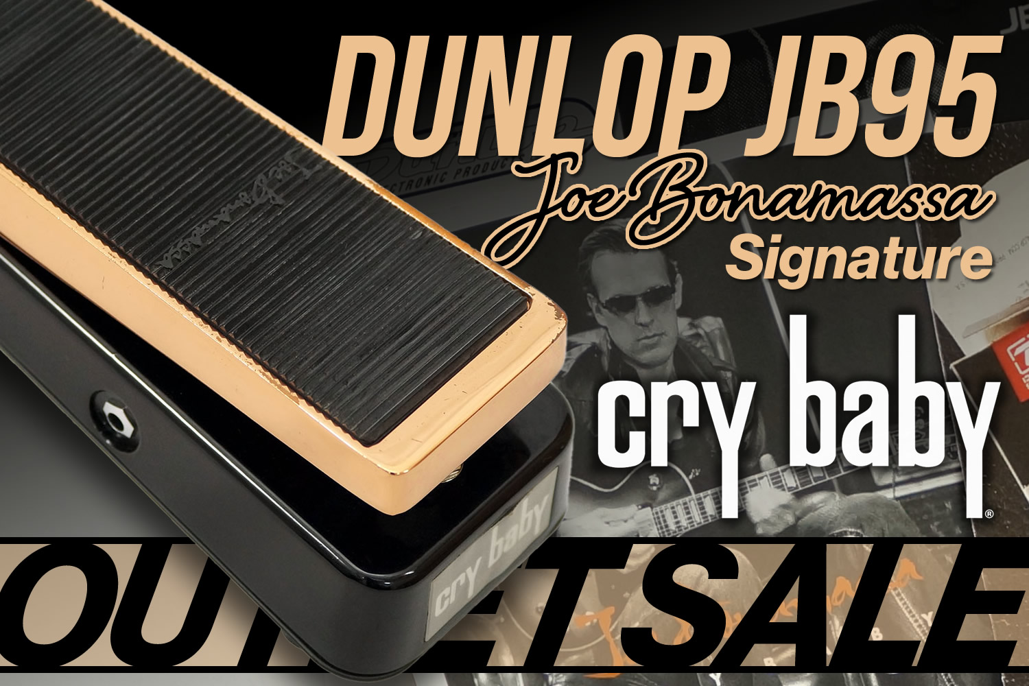 ジョー・ボナマッサ・シグネイチャー・クライベイビー「JB95」が現品限りのB級アウトレット特価！