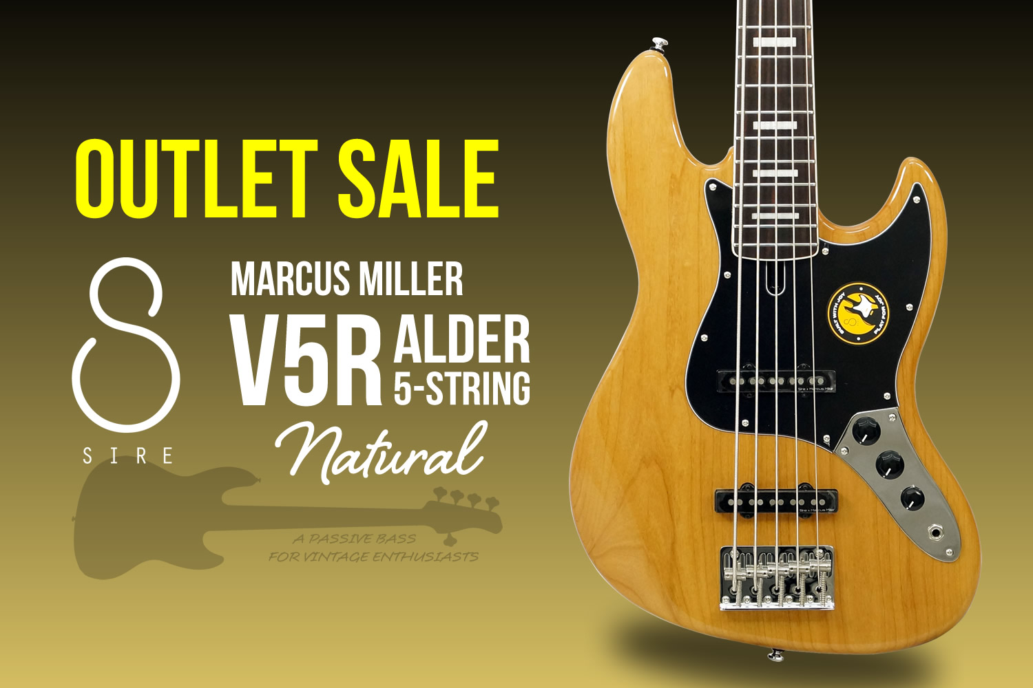 マーカス×Sireによる5弦パッシブベース「V5R Alder 5」が現品限りの超特価!