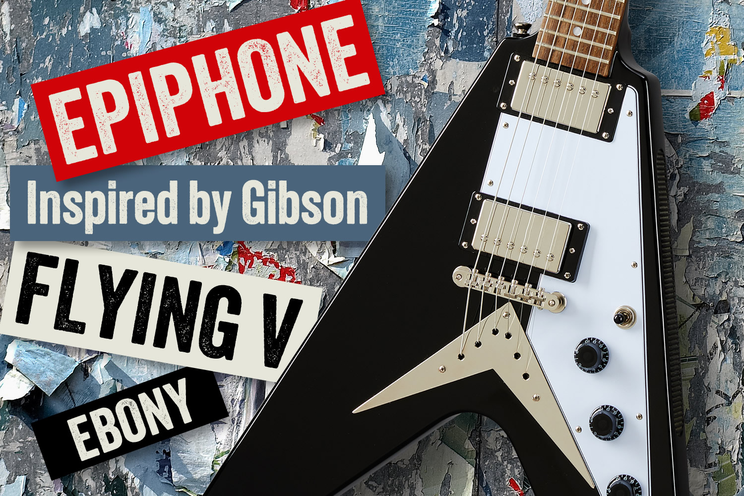 ギブソン（Gibson）直系ブランド「エピフォン」による、1958スタイル・フライングV！