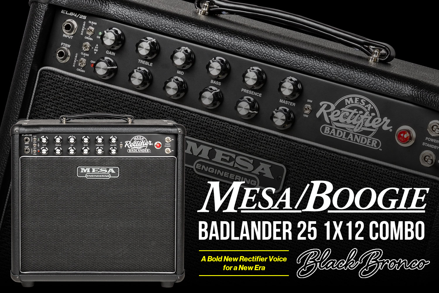 レクチファイヤーの血統を受け継いだメサブギーの小型コンボ「Badlander 25 Combo」！