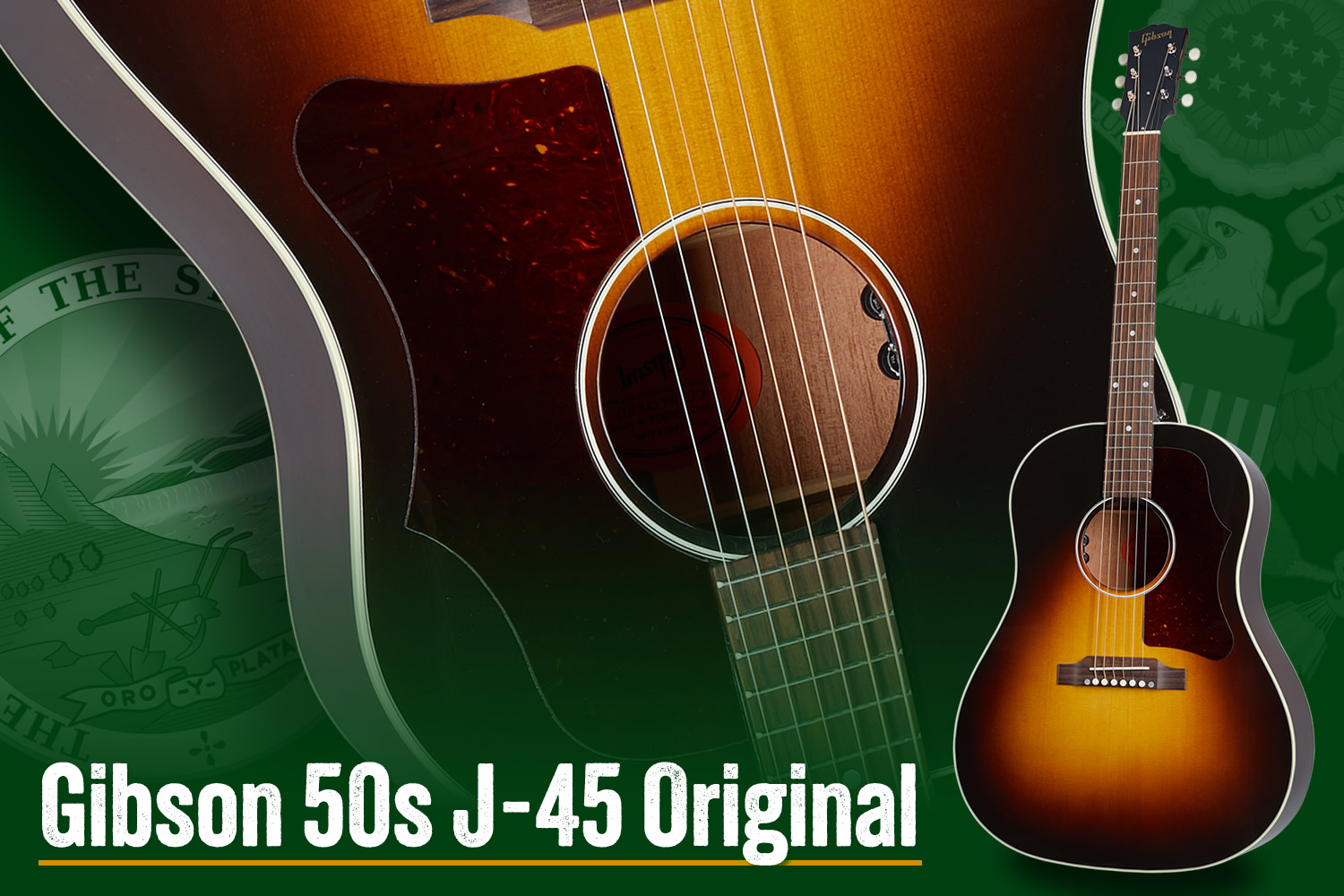 ギブソン黄金期由来のヴィンテージ感溢れる「Gibson 50s J-45 Original」！