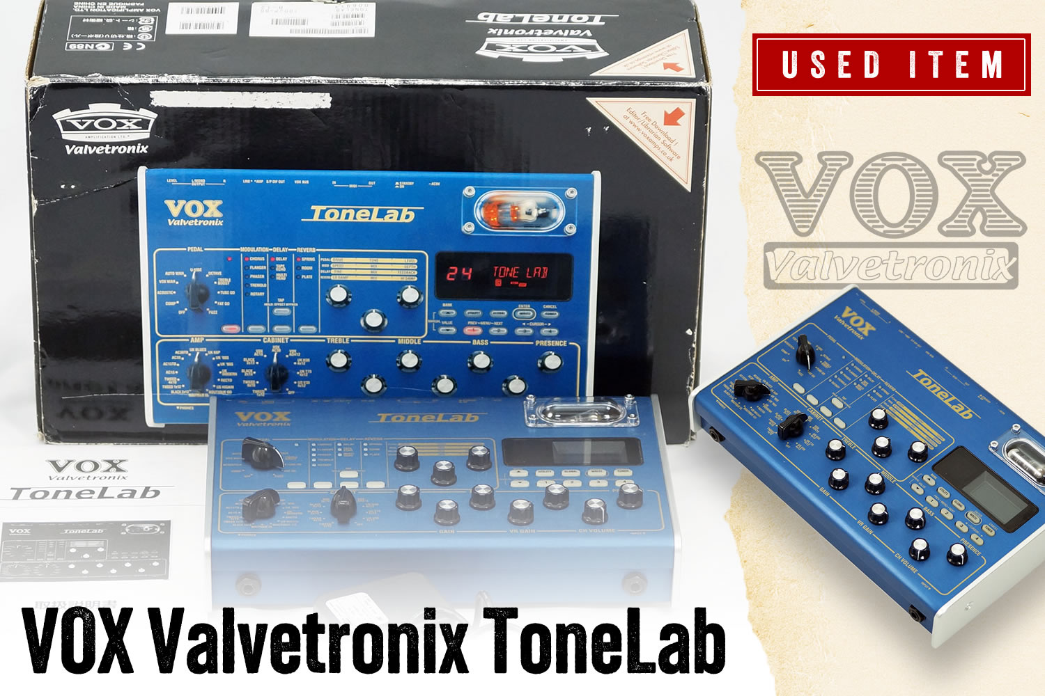 特選中古品！真空管を搭載した「VOX ToneLab」の初代モデルが中古で入荷！