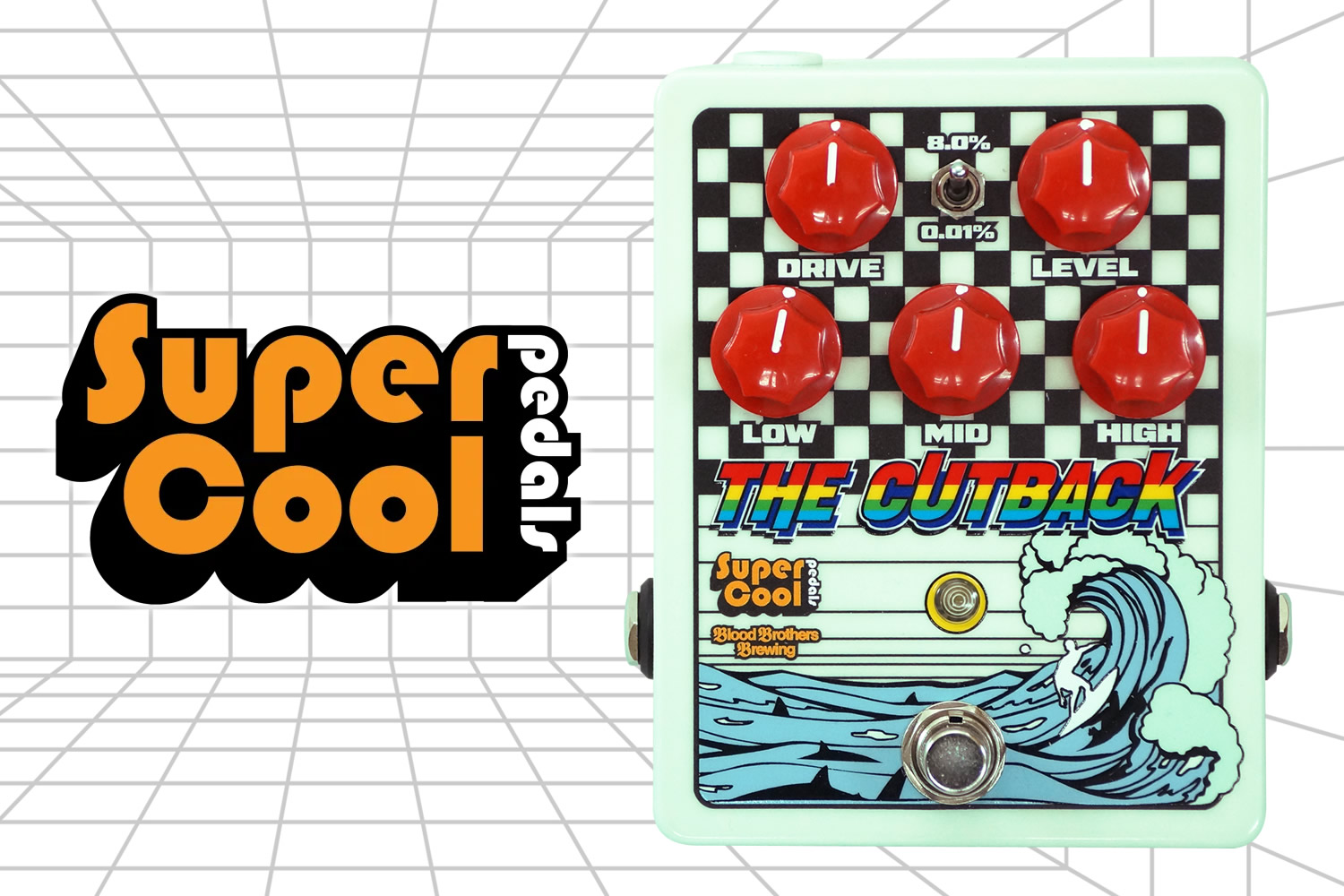 【Supercool Pedals】万能ドライブペダル「THE CUTBACK(カットバック)」!