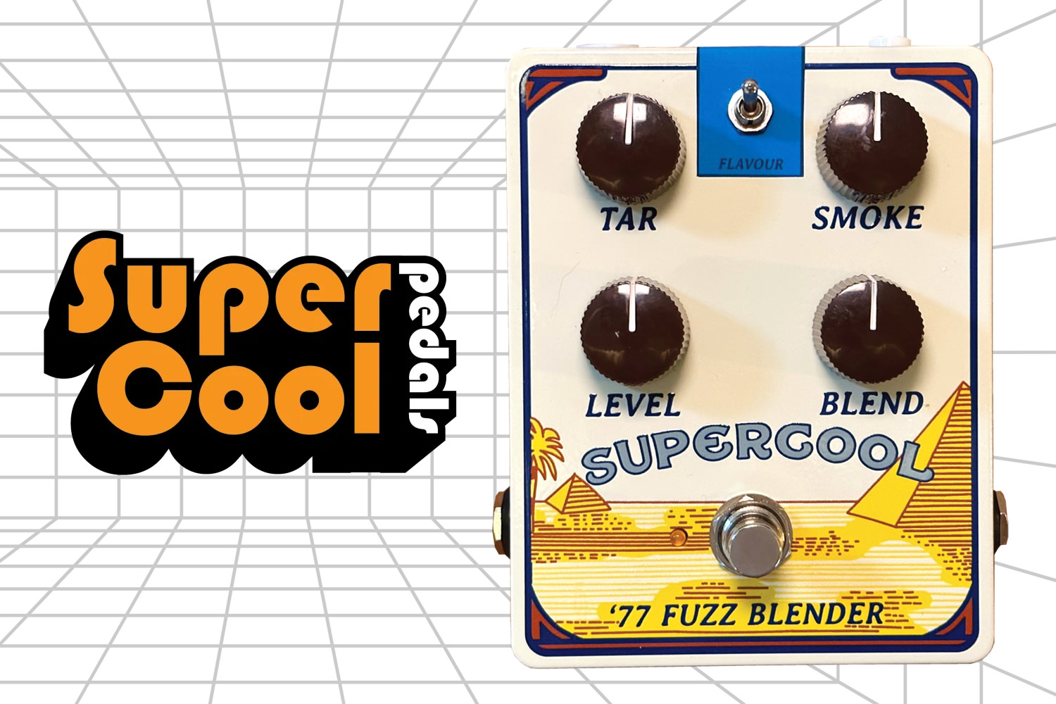 【Supercool Pedals】進化系ファズの決定版「’77 Fuzz Blender」!