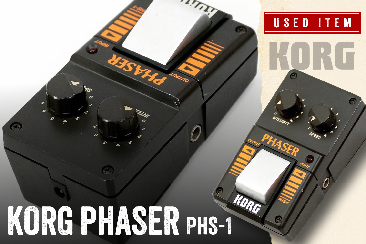 特選中古品！KORGのヴィンテージコンパクトエフェクター「PHS-1 PHASER」が中古で入荷！