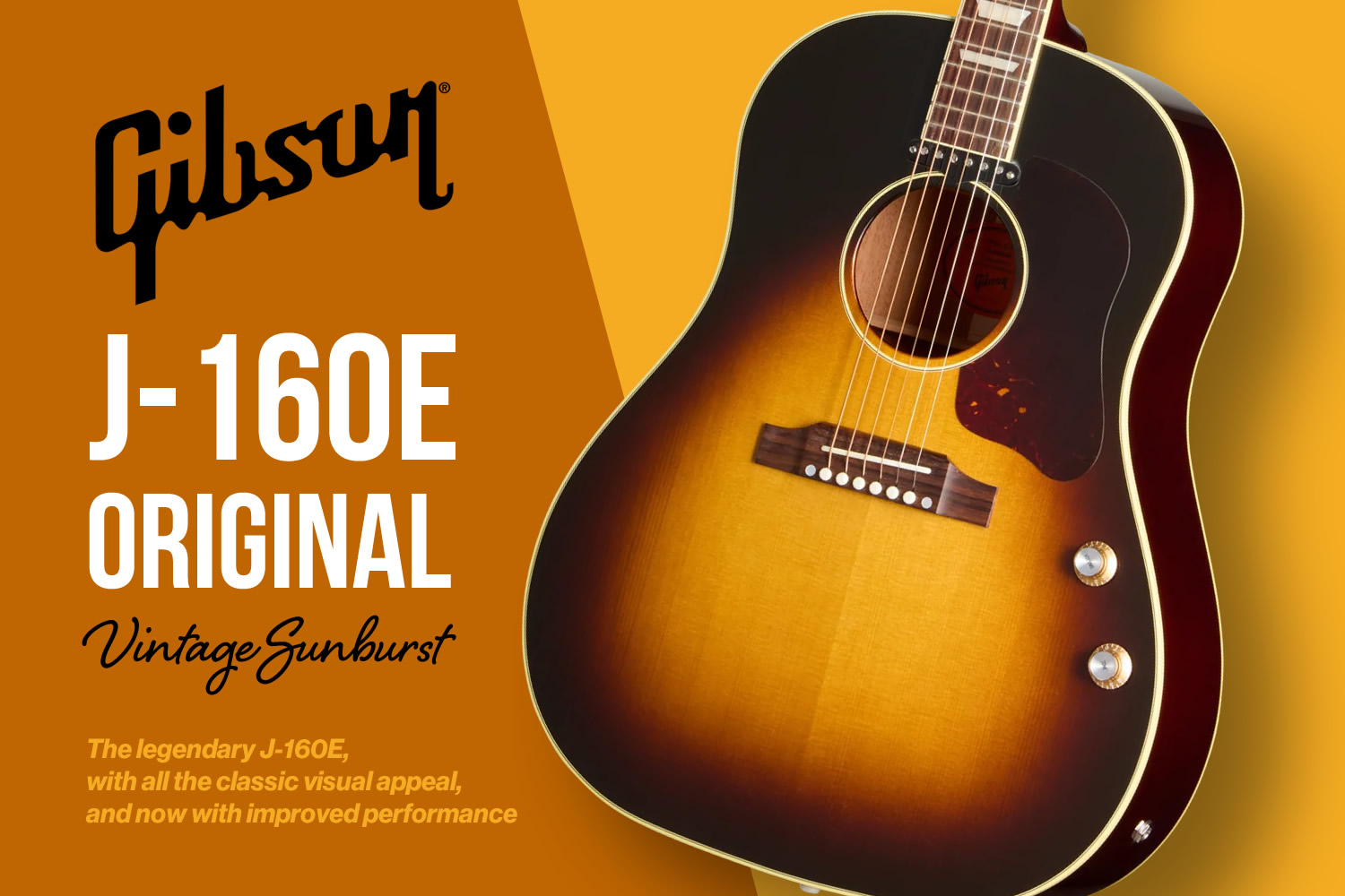 伝説は色褪せない！ギブソン「J-160E Original」！